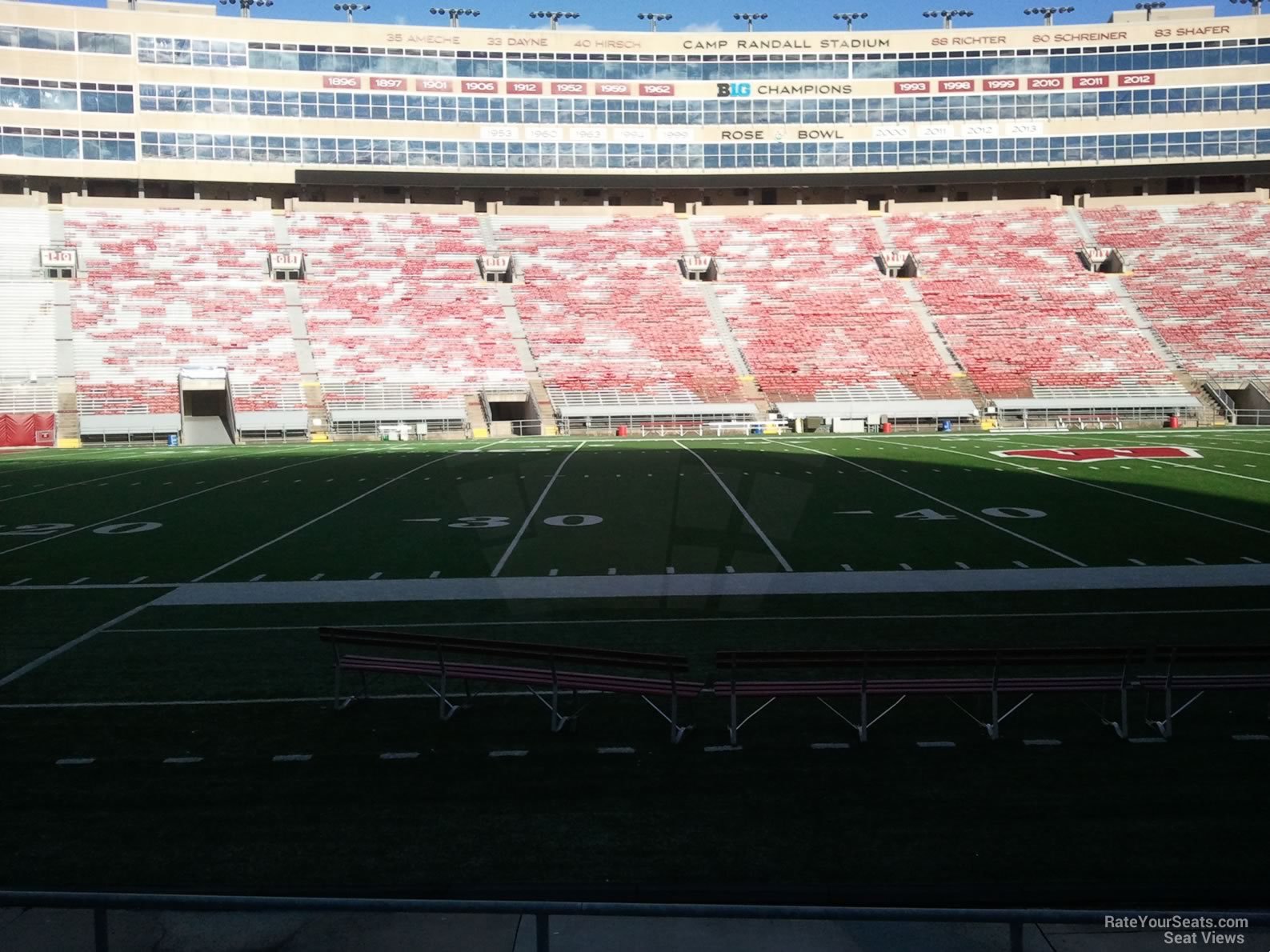 Camp Randall Seating Chart With Rows | Cabinets Matttroy