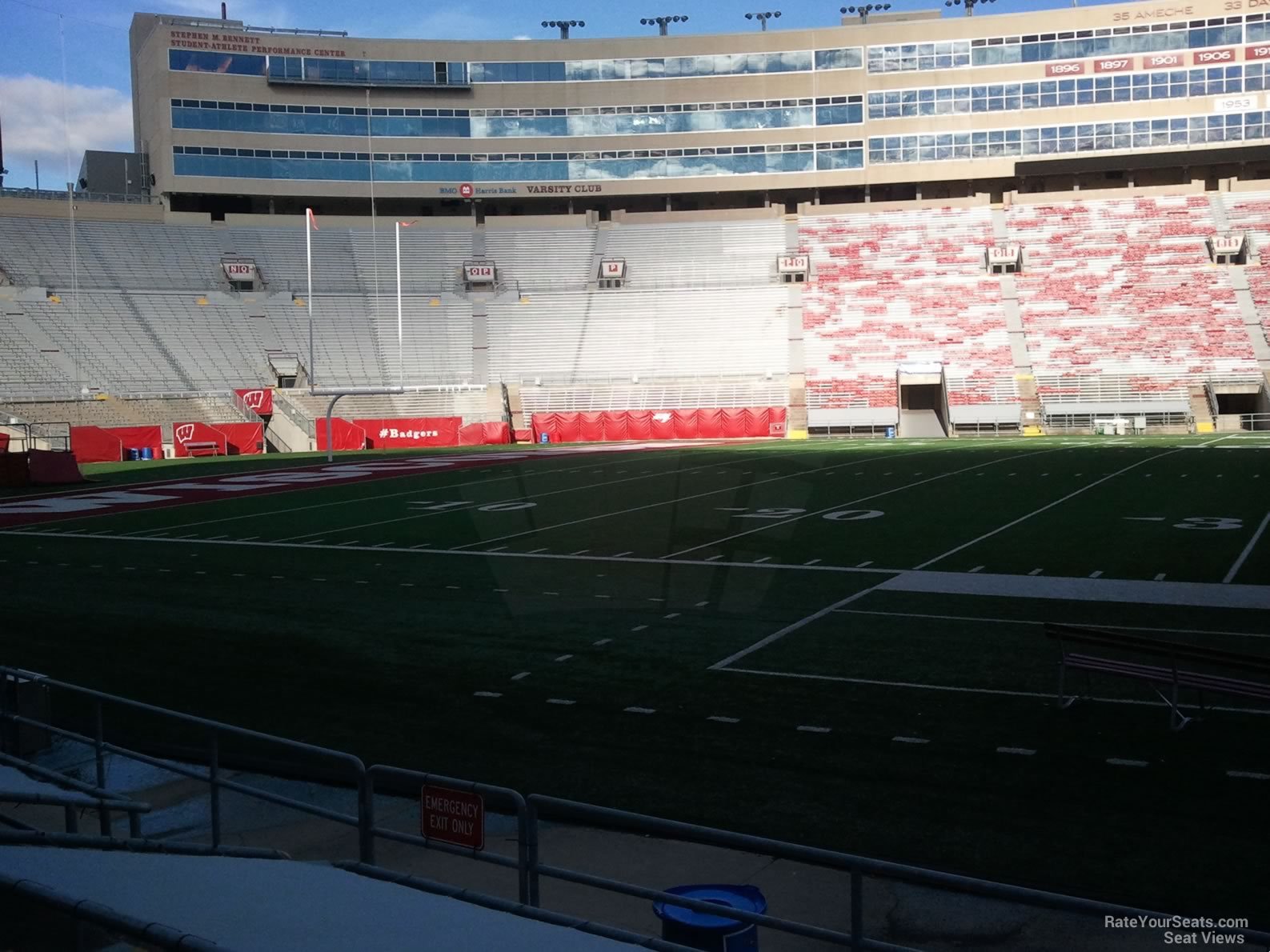 Section F at Camp Randall Stadium - RateYourSeats.com