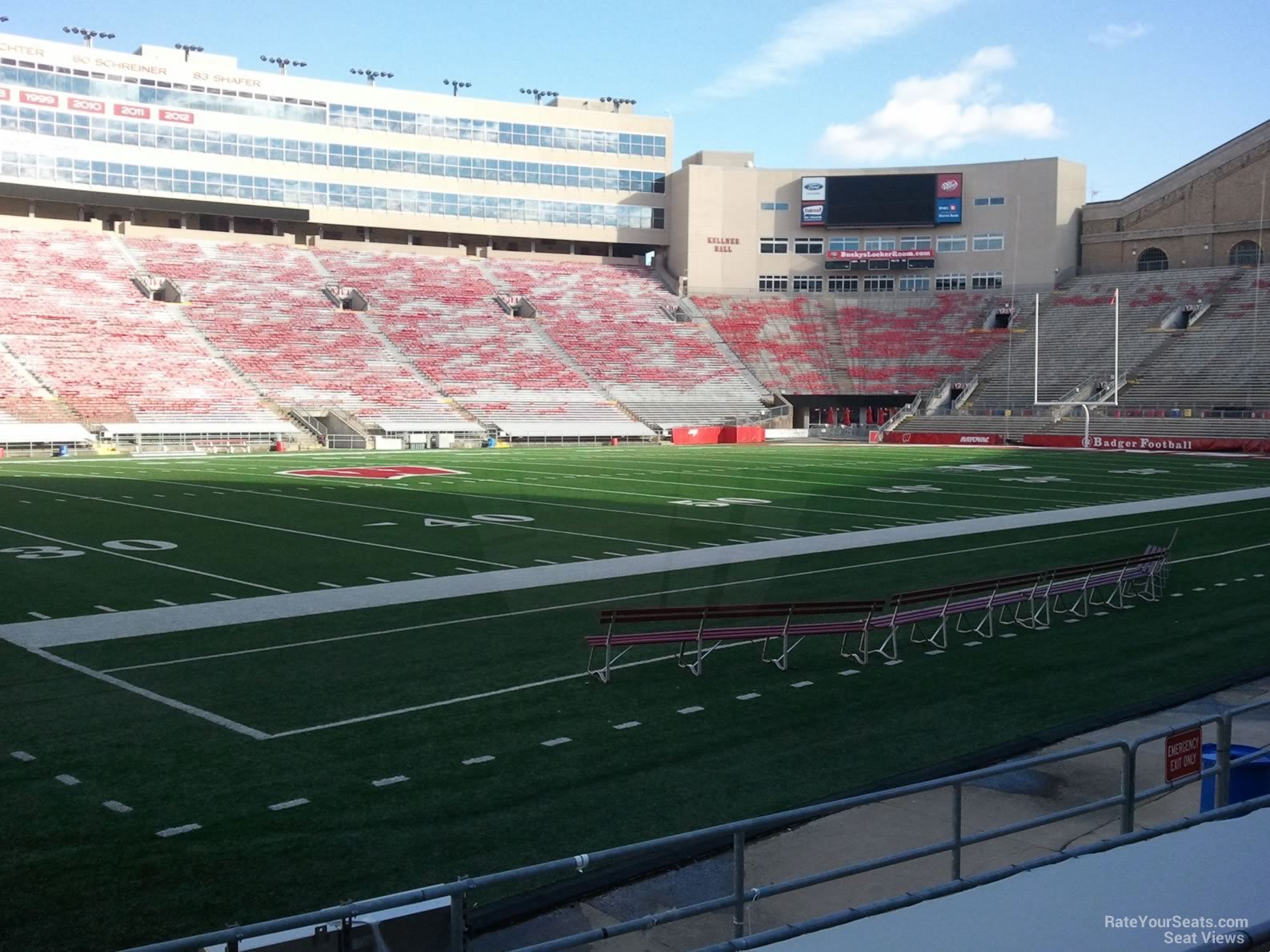 Camp Randall Seating Chart Section G 