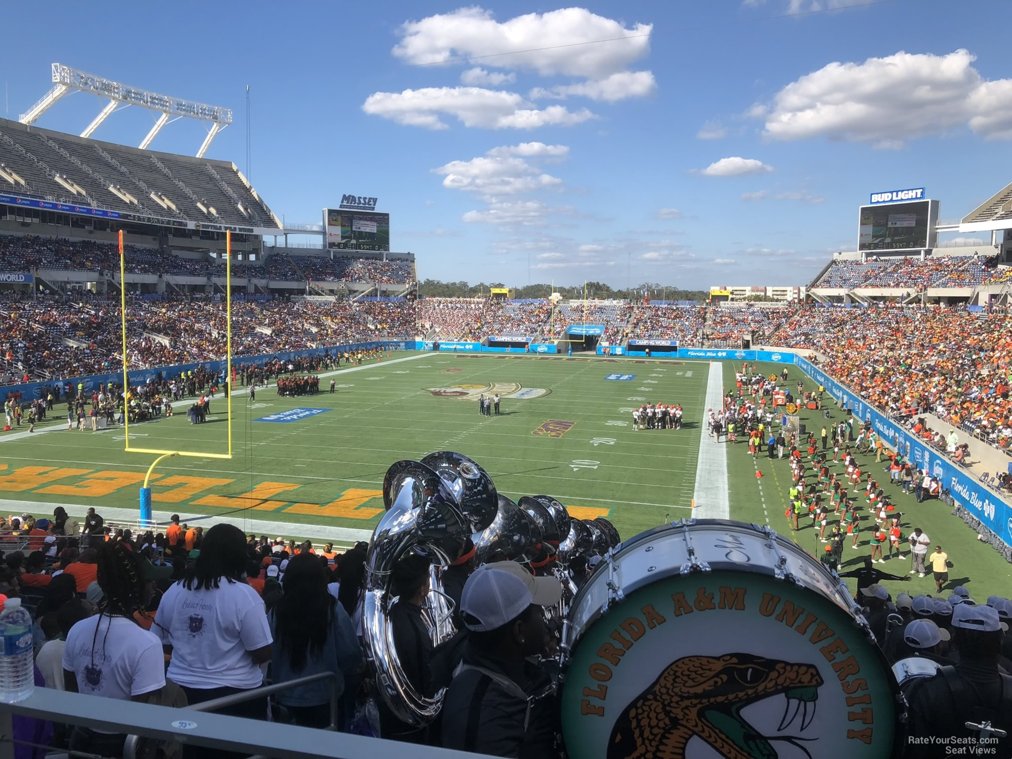 section 119, row wcc seat view  for football - camping world stadium