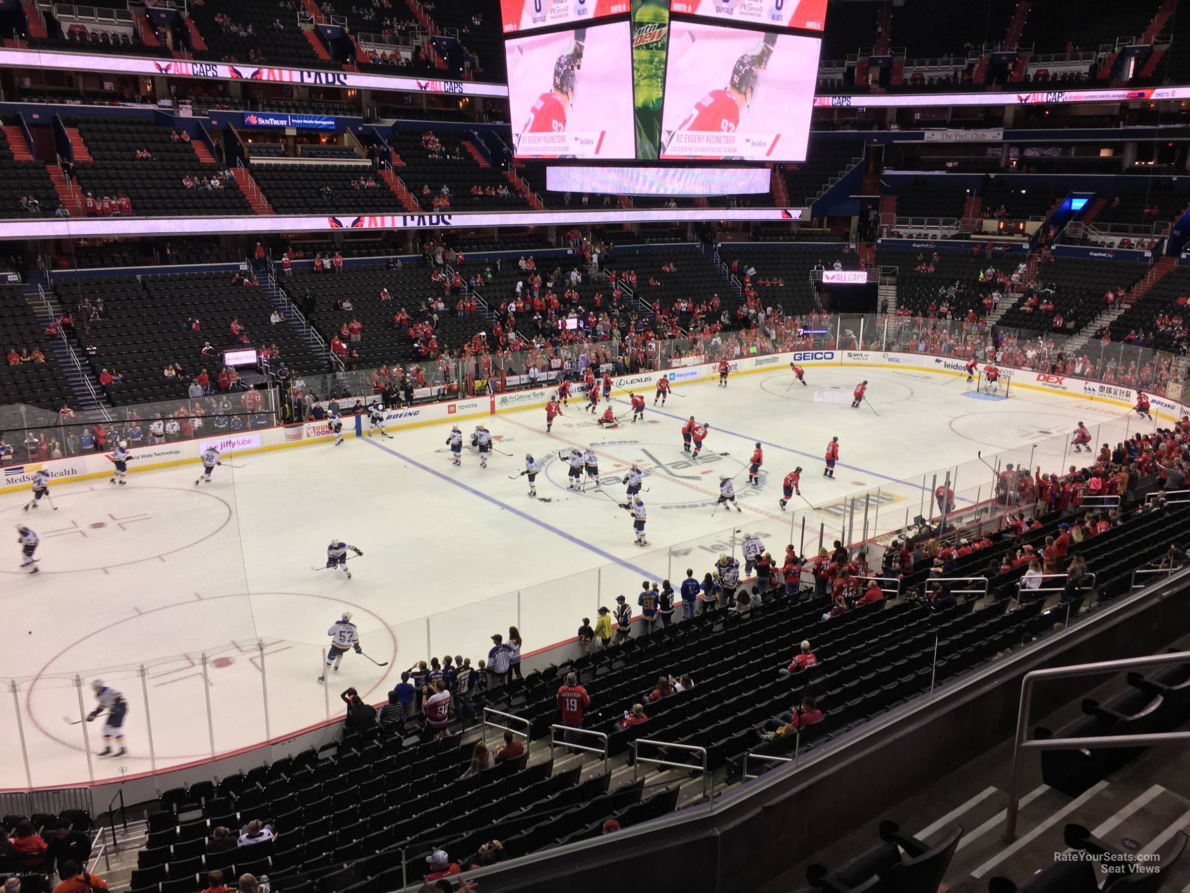 section 212, row e seat view  for hockey - capital one arena