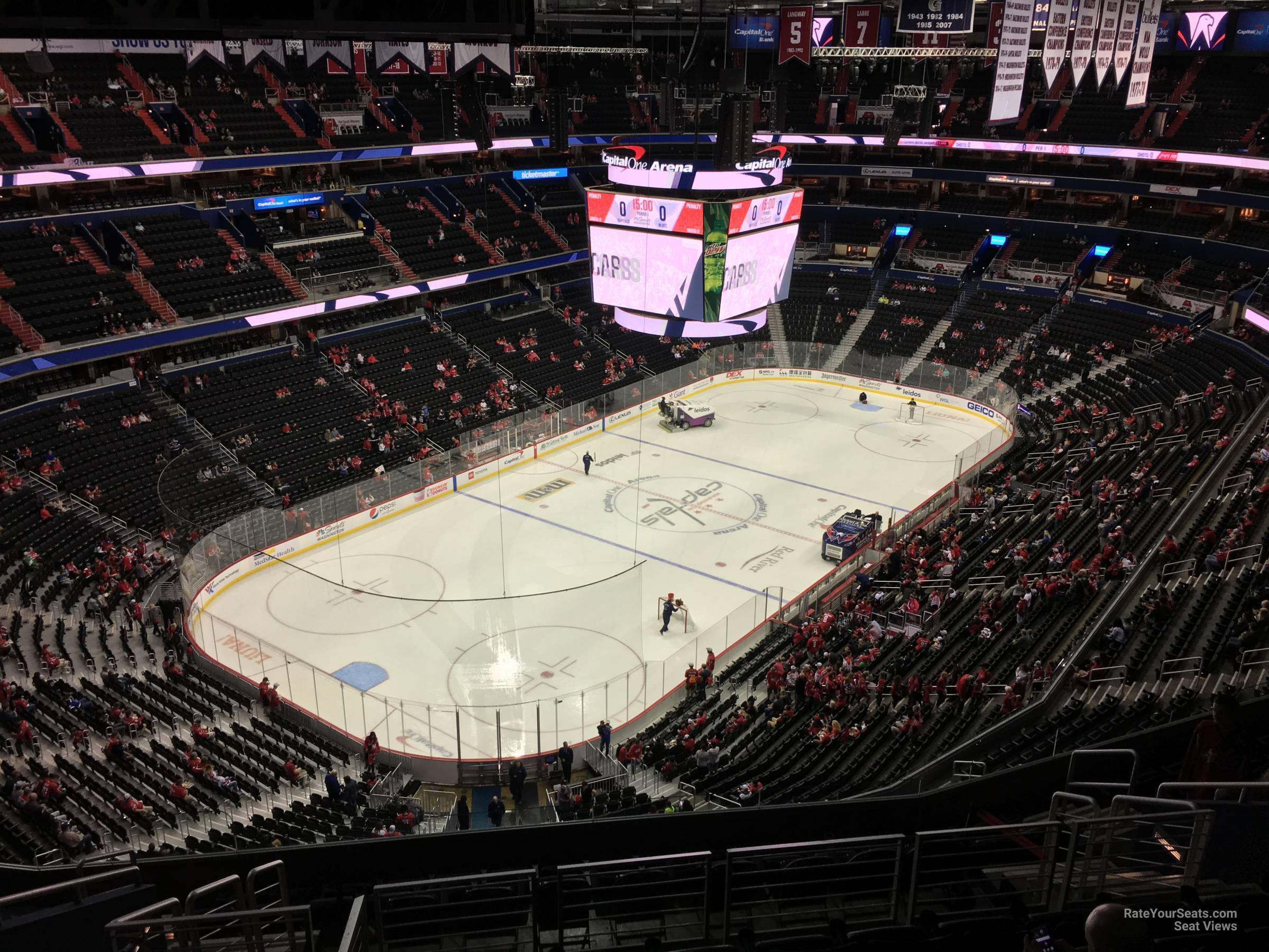 section 429, row m seat view  for hockey - capital one arena