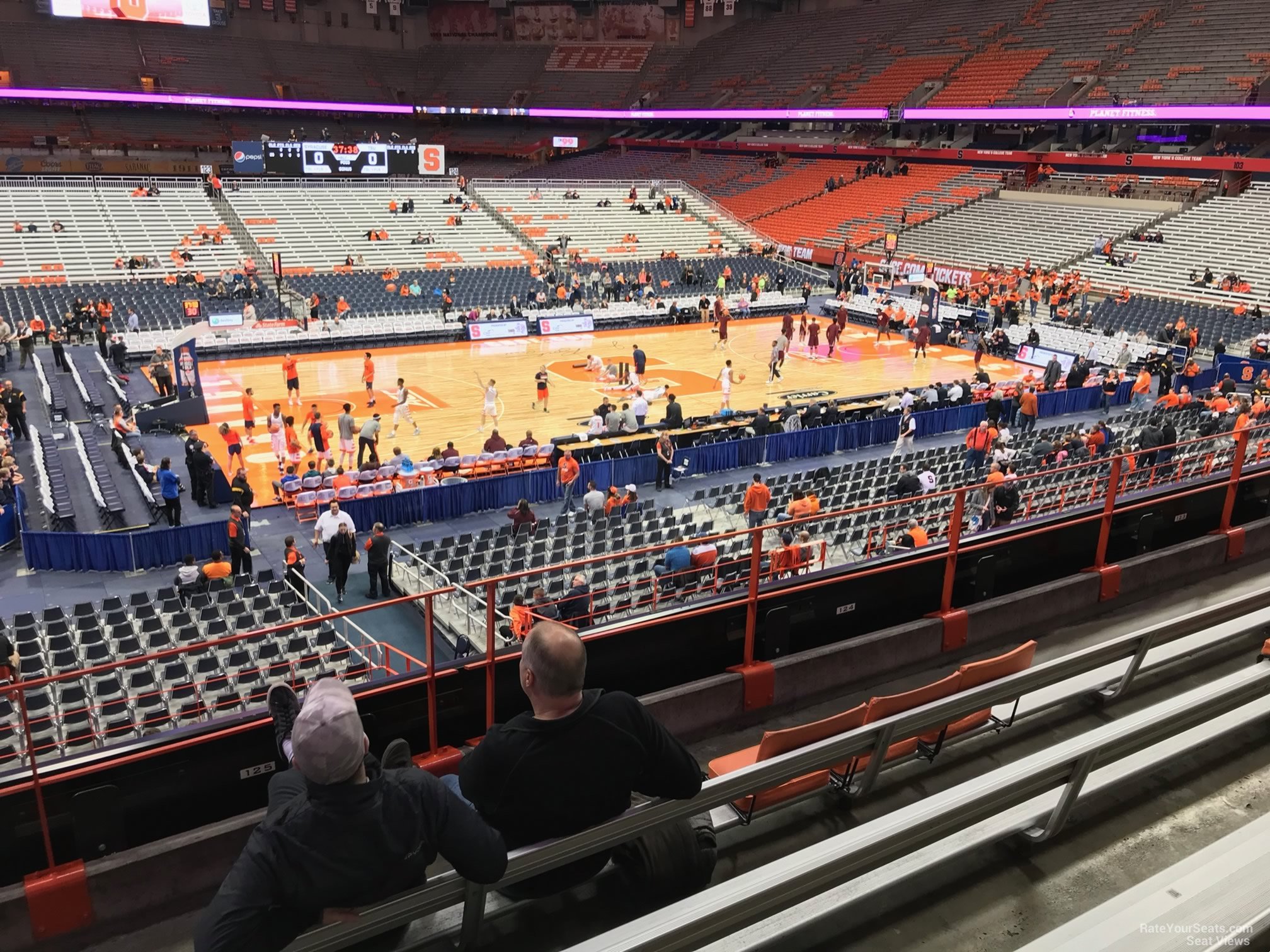 Carrier Dome Basketball Interactive Seating Chart