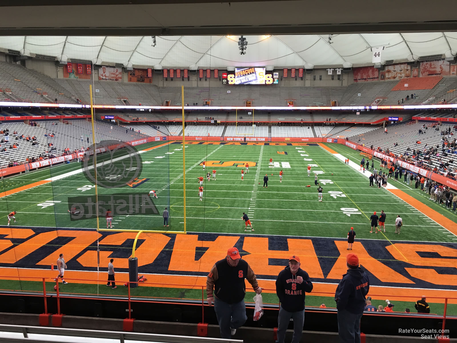 section 211, row h seat view  for football - carrier dome