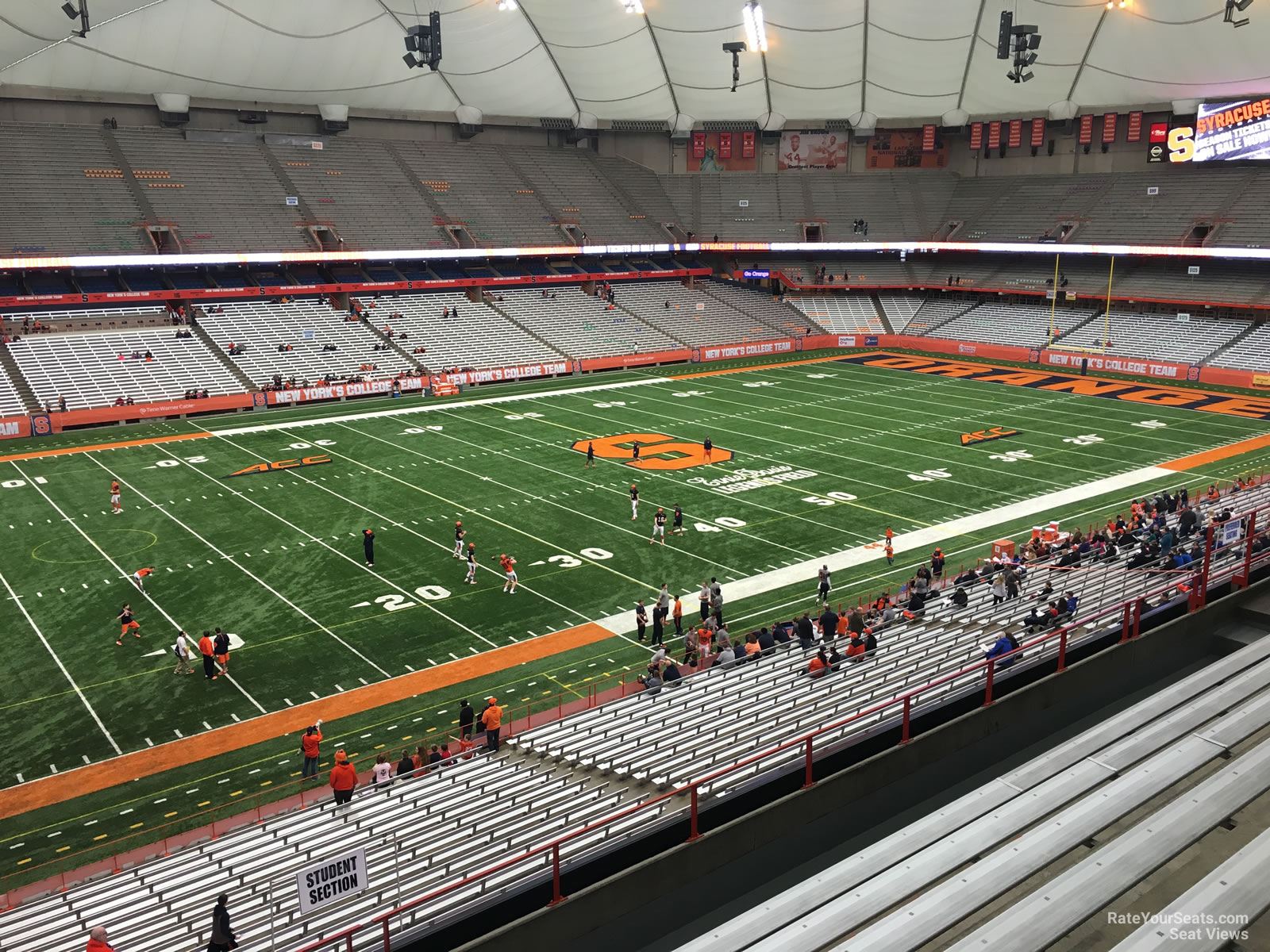 Carrier Dome Football Section 304 Row P On 4 2 2016 F 