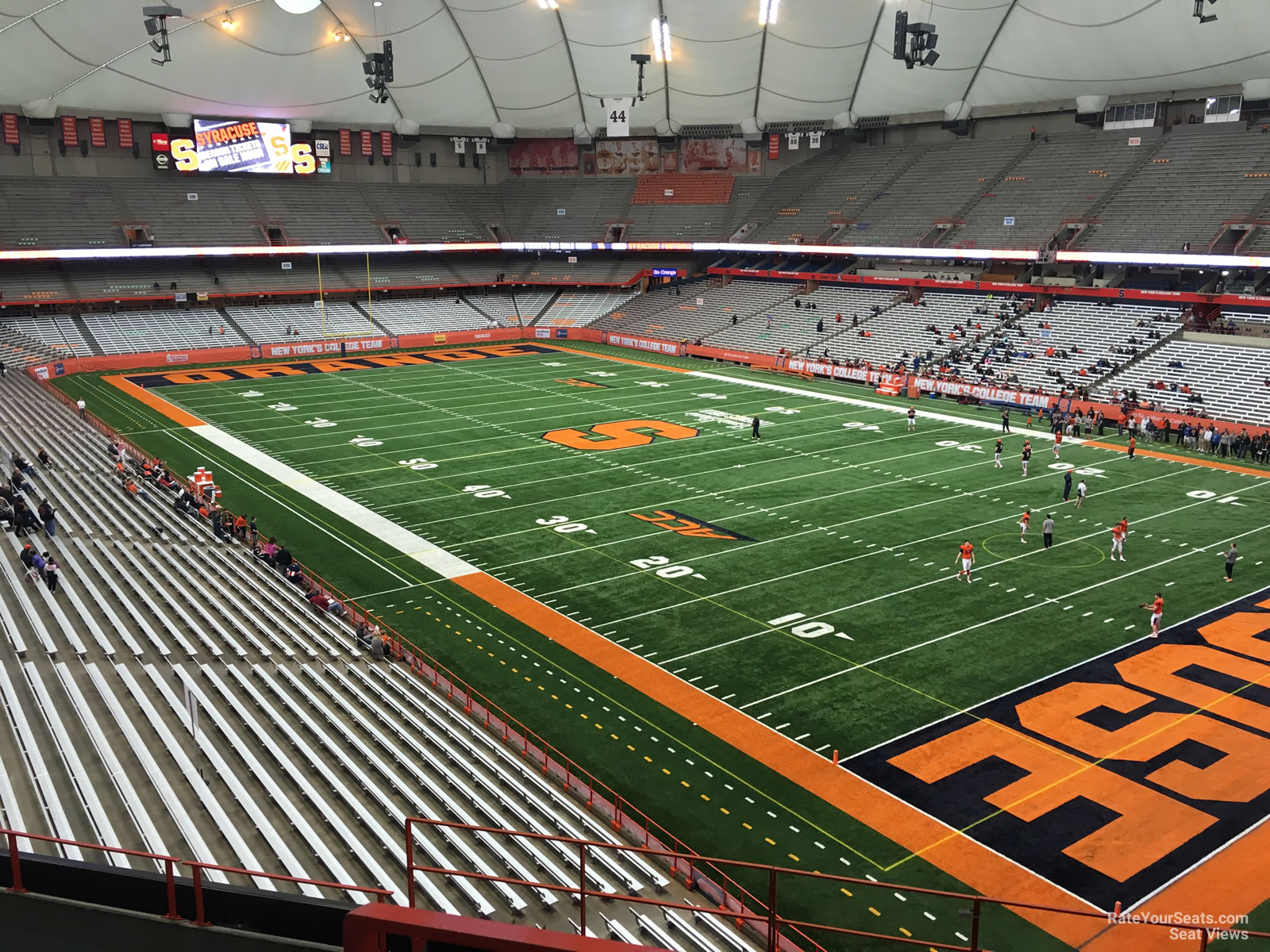 section 314, row p seat view  for football - carrier dome