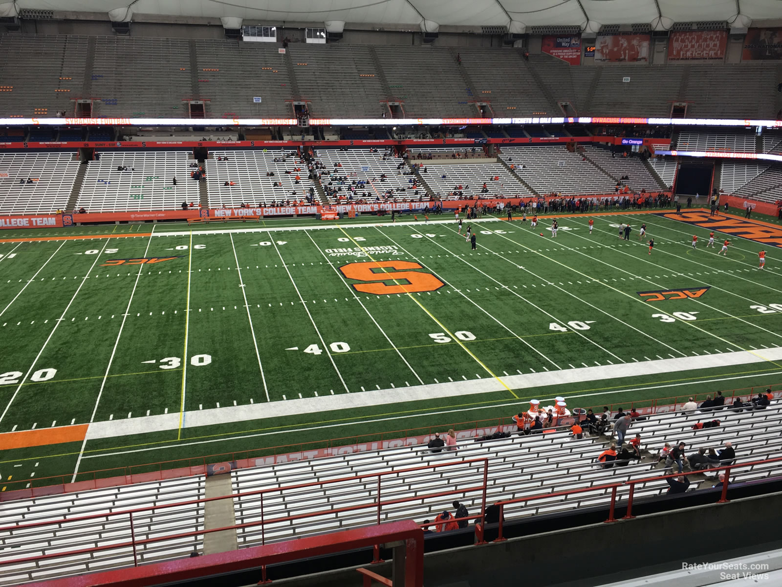 Carrier Dome Football Section 320 Row P On 4 2 2016 F 