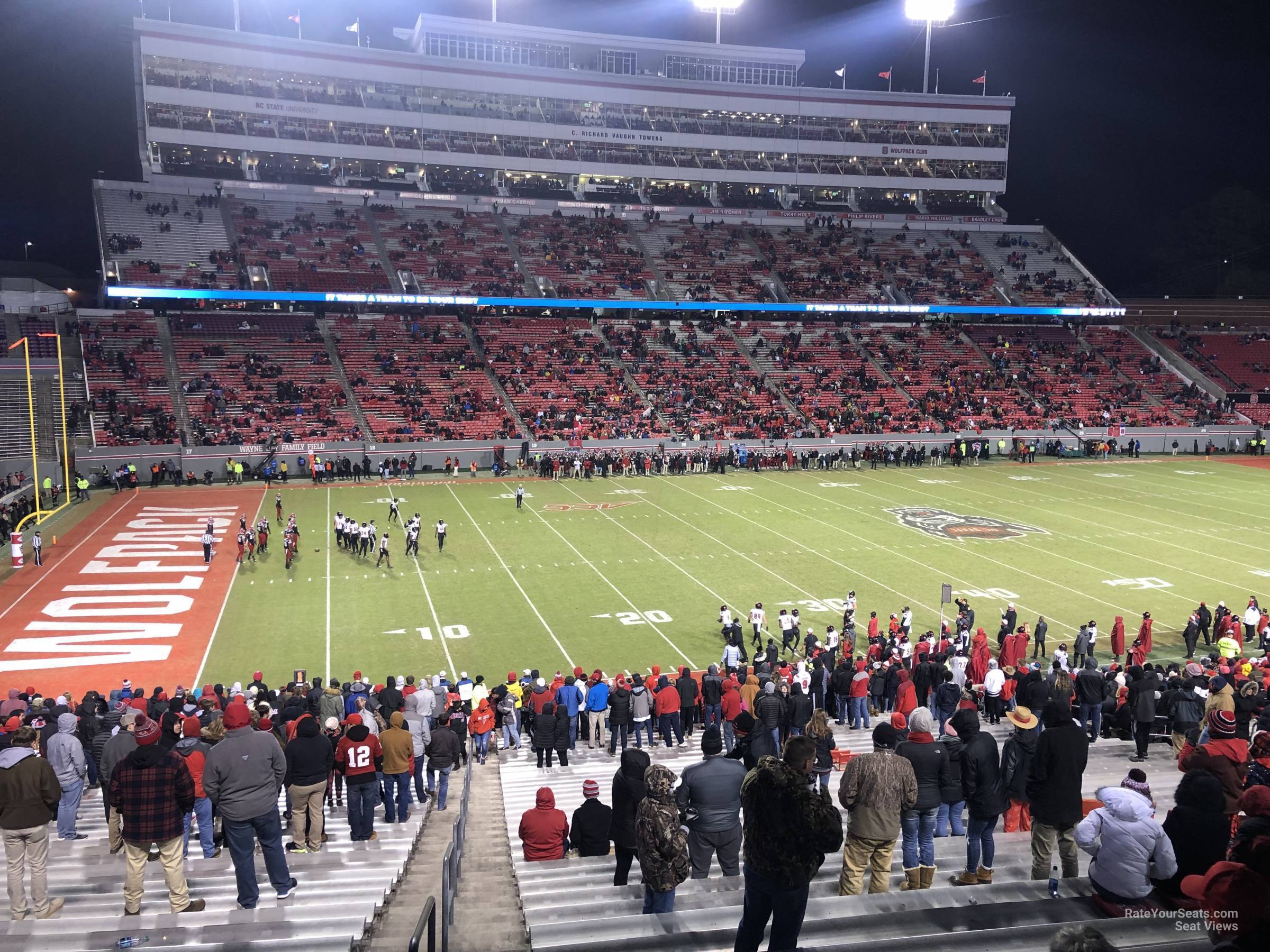 section 7, row oo seat view  - carter-finley stadium