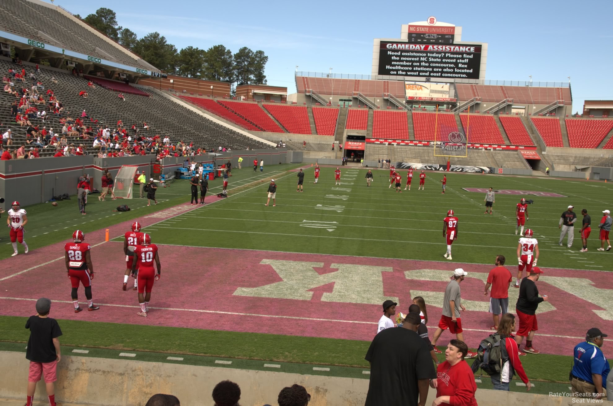 Carter-Finley Stadium Section 116 - RateYourSeats.com