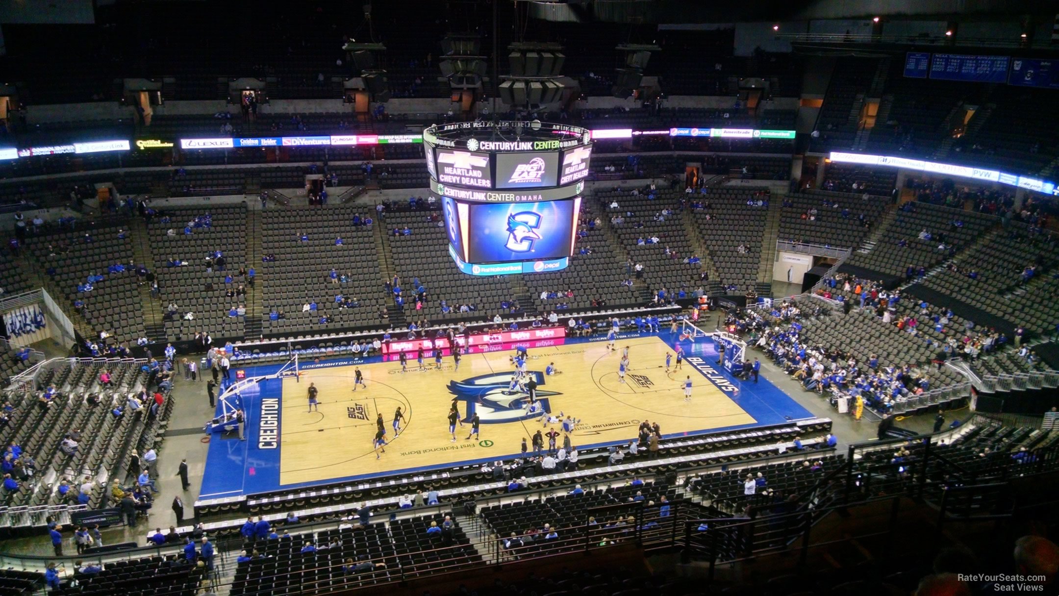 CenturyLink Center Section 206 - Creighton Basketball - RateYourSeats.com