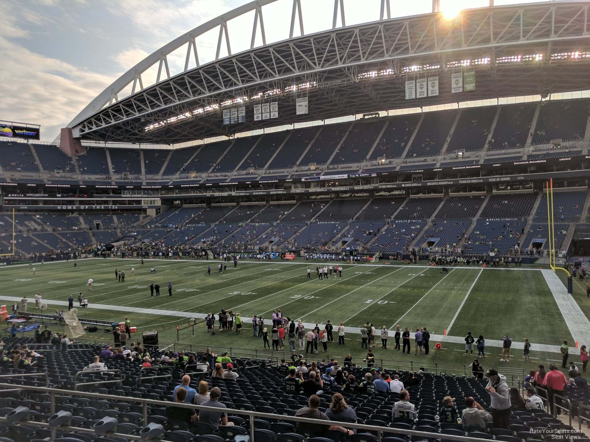 Seattle Seahawks Stadium Seating Chart Rows