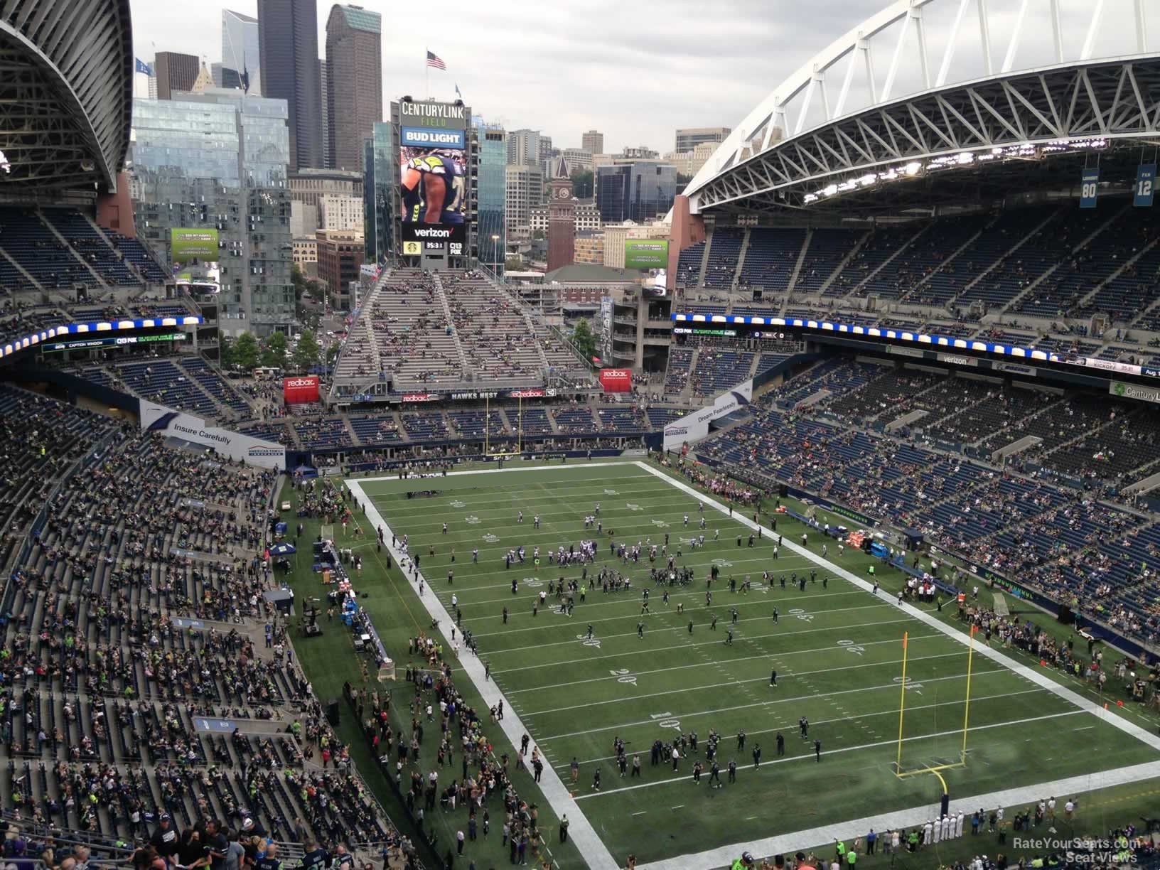 Seattle Seahawks Football Stadium Seating Chart