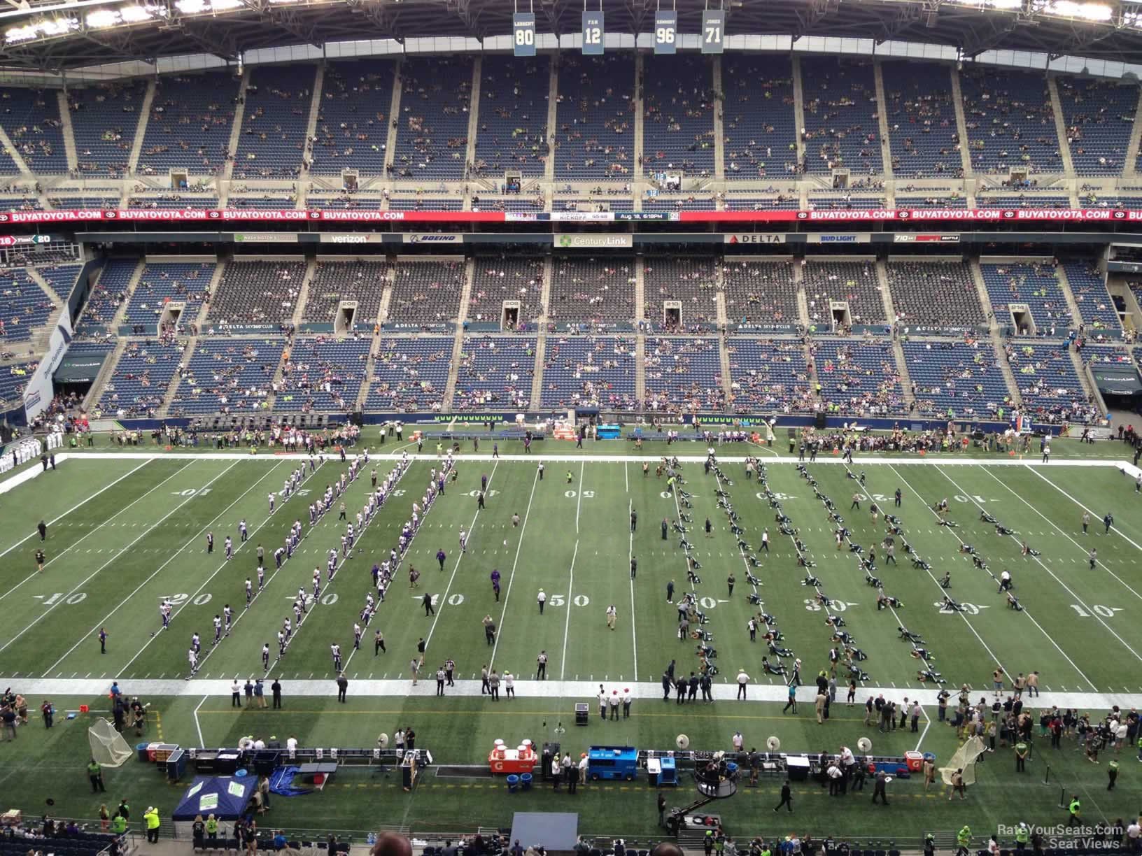 Centurylink Field Seating Chart By Row