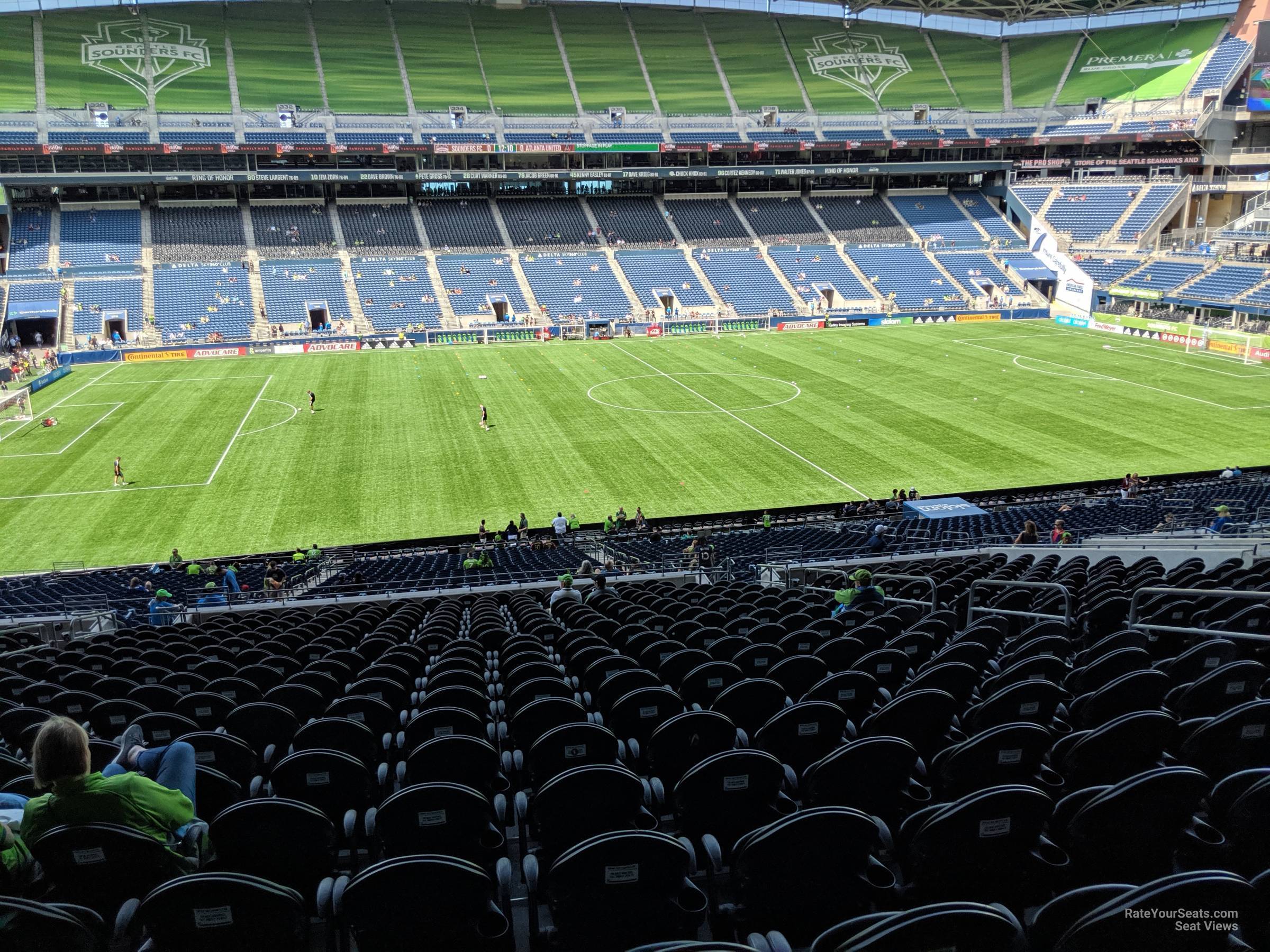 Lumen Field, section 211, home of Seattle Seahawks, Seattle Sounders FC,  Seattle Sea Dragons, OL Reign, page 1