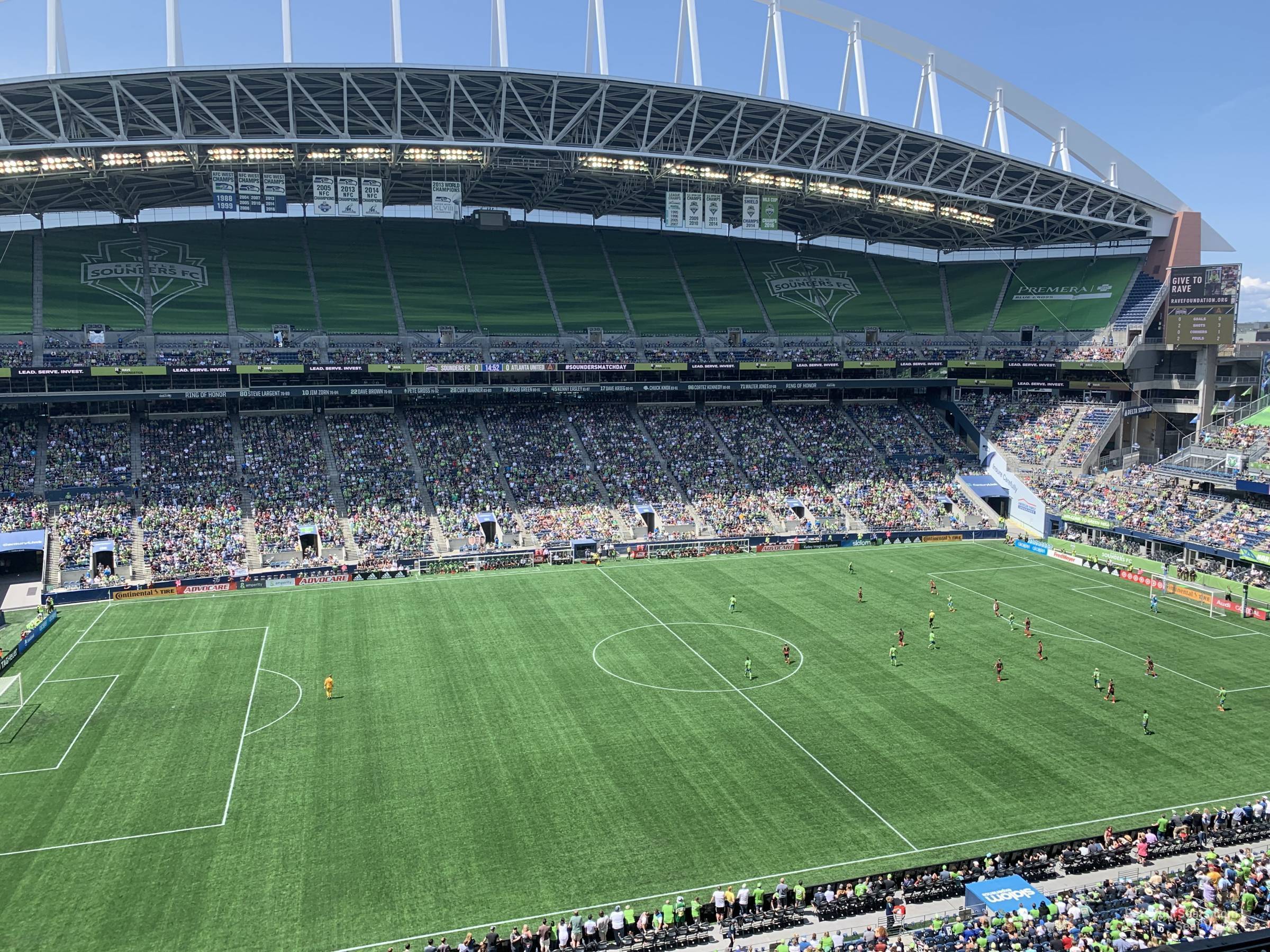 Lumen Field, section 311, home of Seattle Seahawks, Seattle