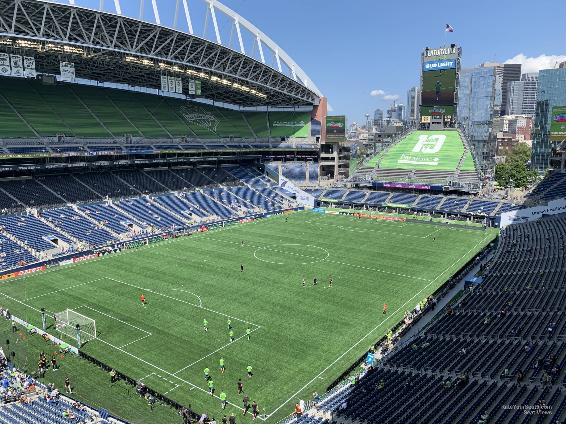 Lumen Field, section 319, row y, seat 24 - Seattle Seahawks vs Minnesota  Vikings, shared by twelthvan