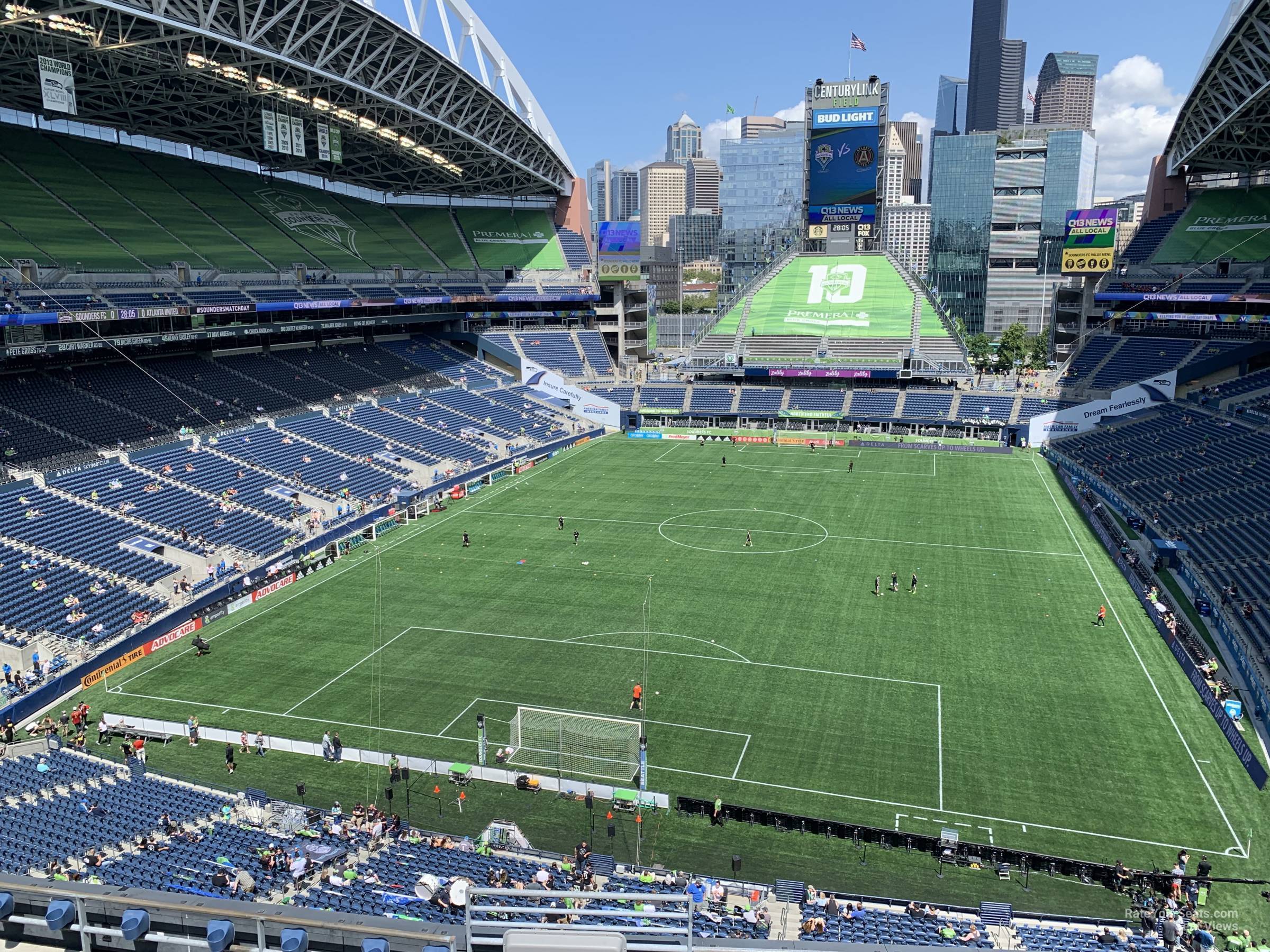 Lumen Field, section 333, row H, seat 20, home of Seattle Seahawks, Seattle  Sounders FC, Seattle Sea Dragons, OL Reign, page 1