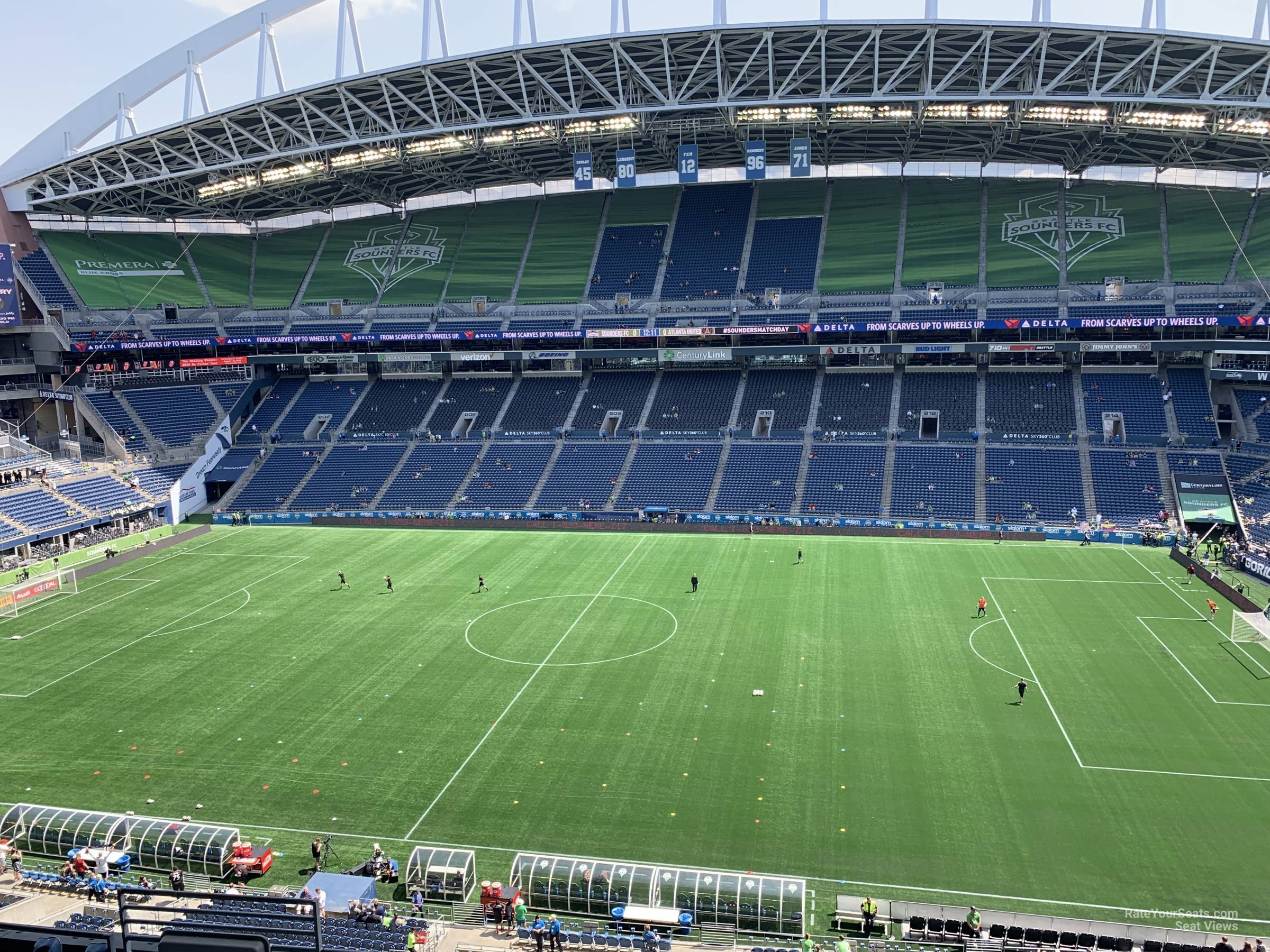 Lumen Field, section 333, row H, seat 20, home of Seattle Seahawks, Seattle  Sounders FC, Seattle Sea Dragons, OL Reign, page 1