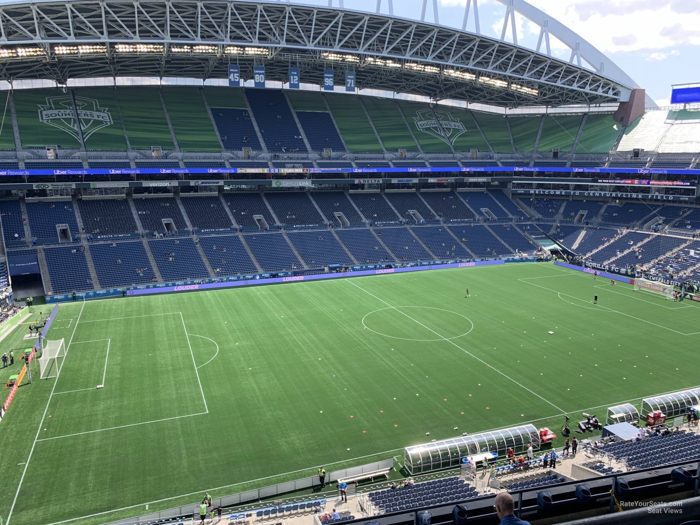 Lumen Field, section 333, row H, seat 20, home of Seattle Seahawks, Seattle  Sounders FC, Seattle Sea Dragons, OL Reign, page 1