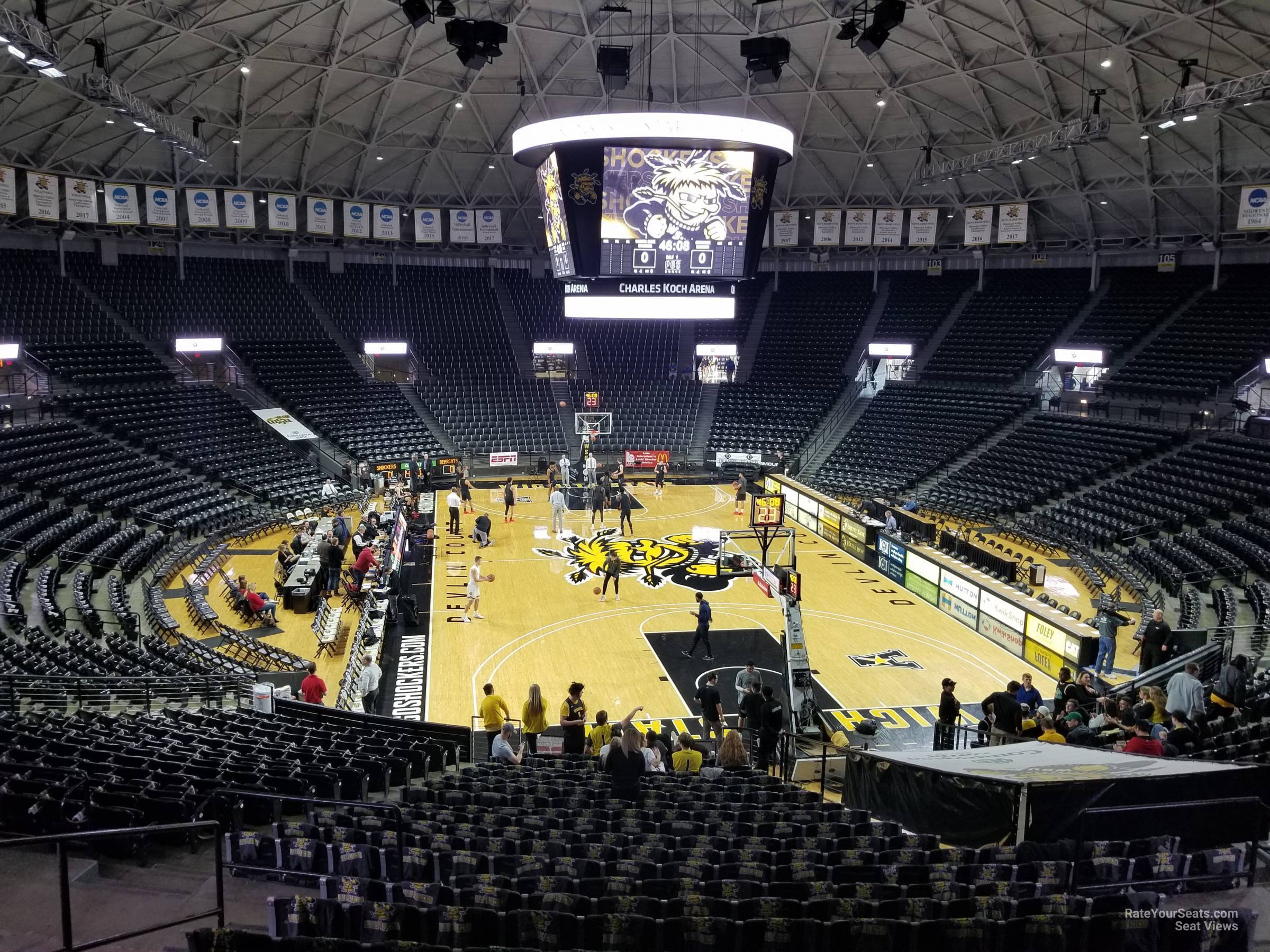 Charles Koch Arena Section 117 - RateYourSeats.com