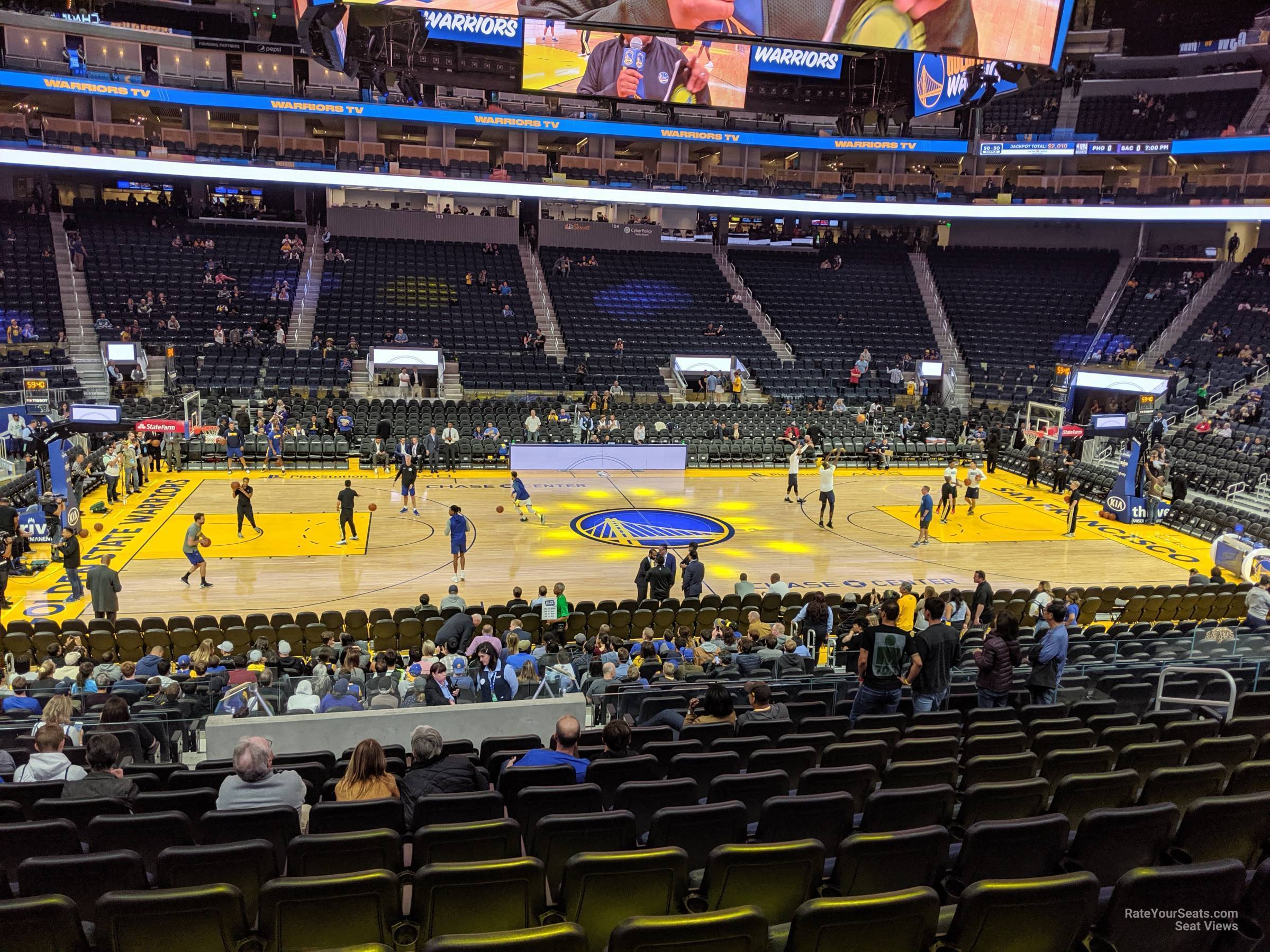 Section 104 at Chase Center Golden State Warriors RateYourSeats com
