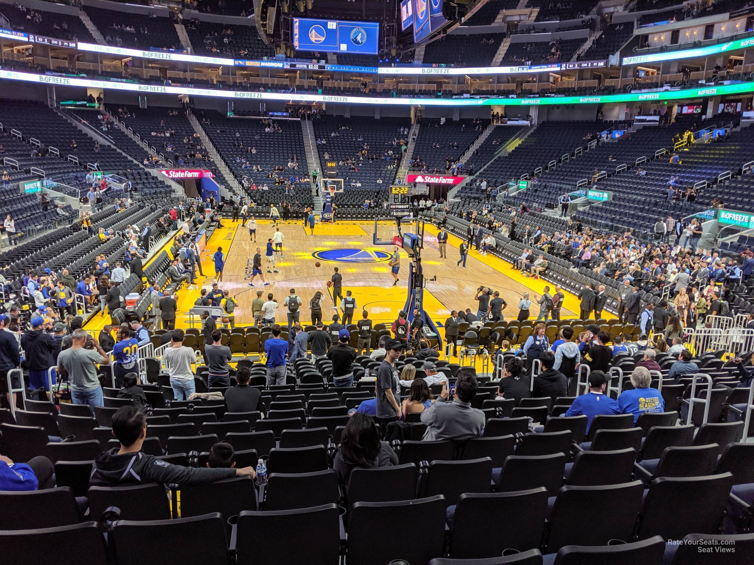 Chase Center Section 110 Golden State Warriors