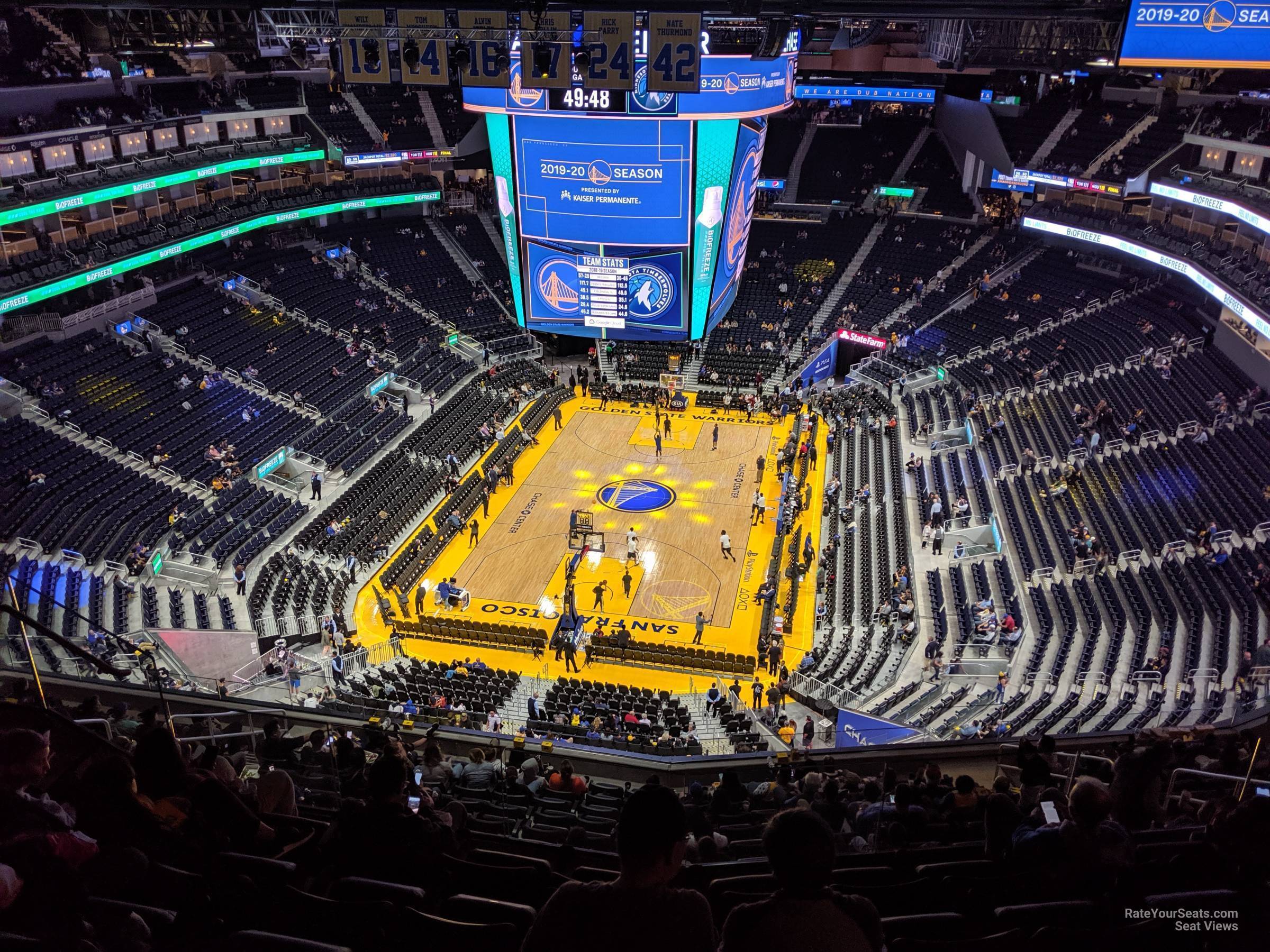 Chase Center Section 212 - Golden State Warriors - RateYourSeats.com