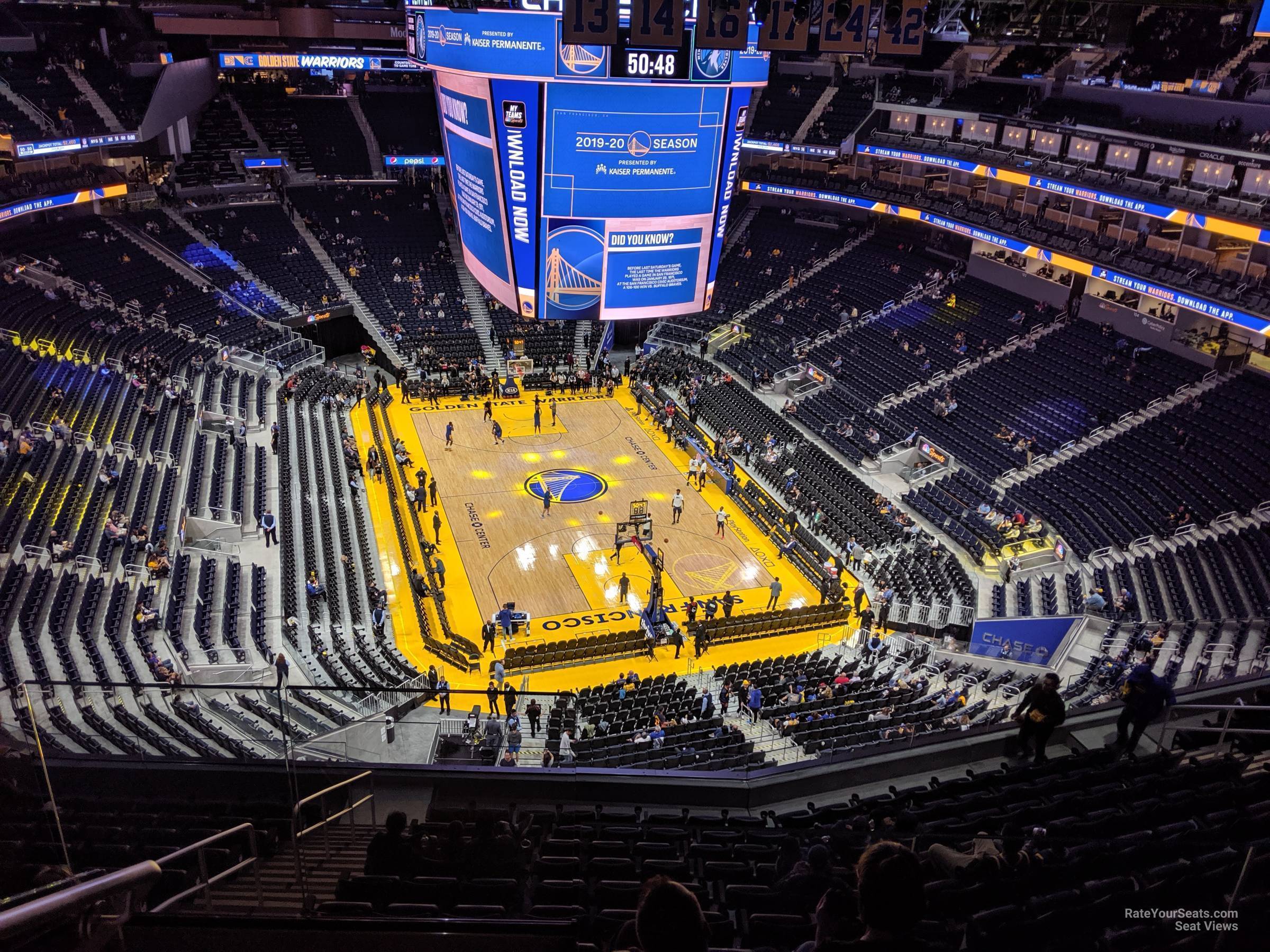 Chase Center Section 214 Golden State Warriors