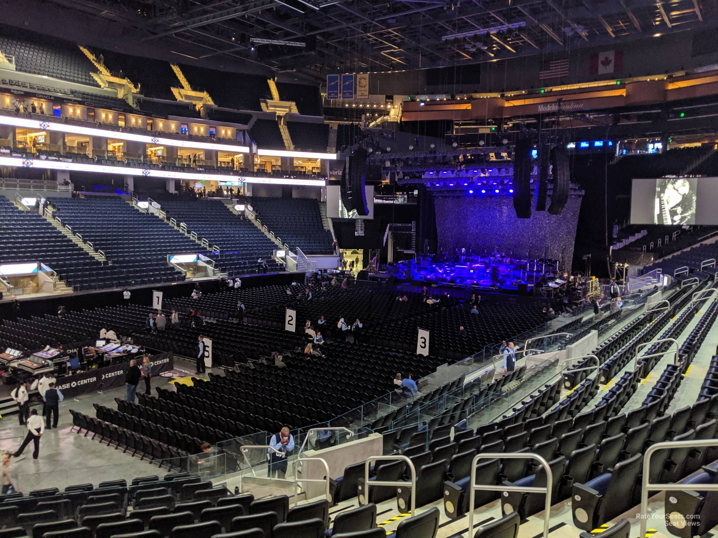 Chase Center Section 106 Concert Seating - RateYourSeats.com