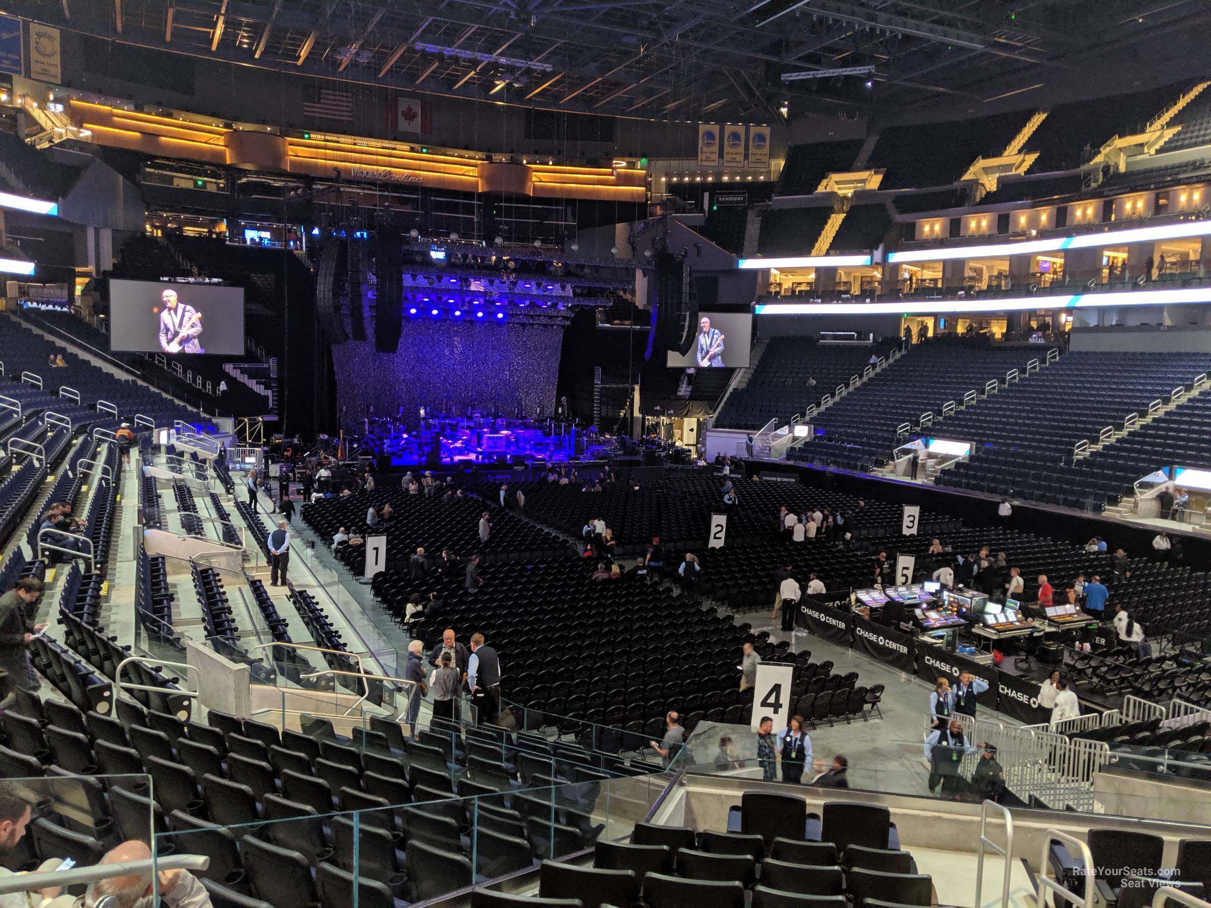 Chase Center Section 112 Concert Seating - RateYourSeats.com