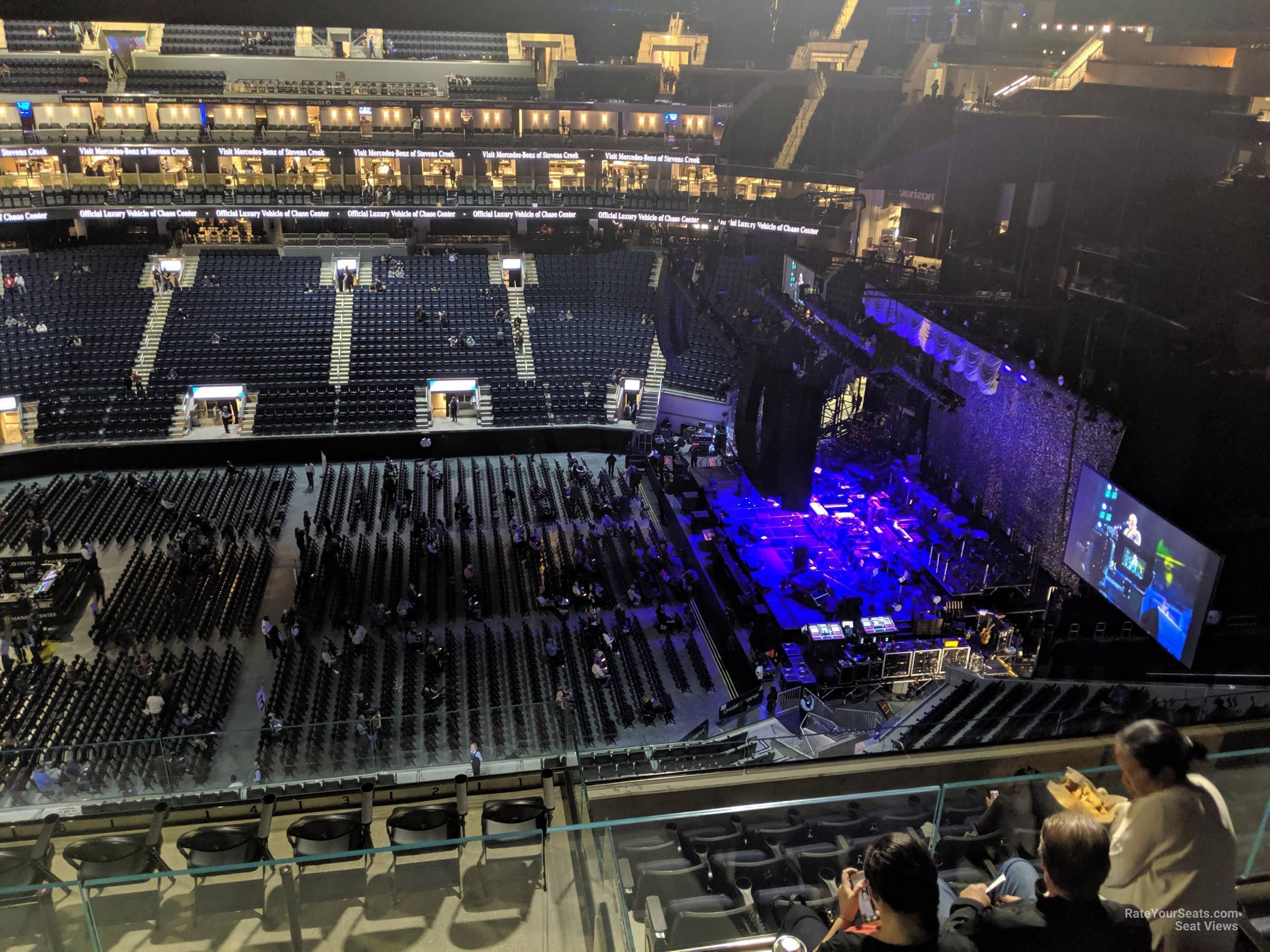 Chase Center Section 205 Concert Seating - RateYourSeats.com