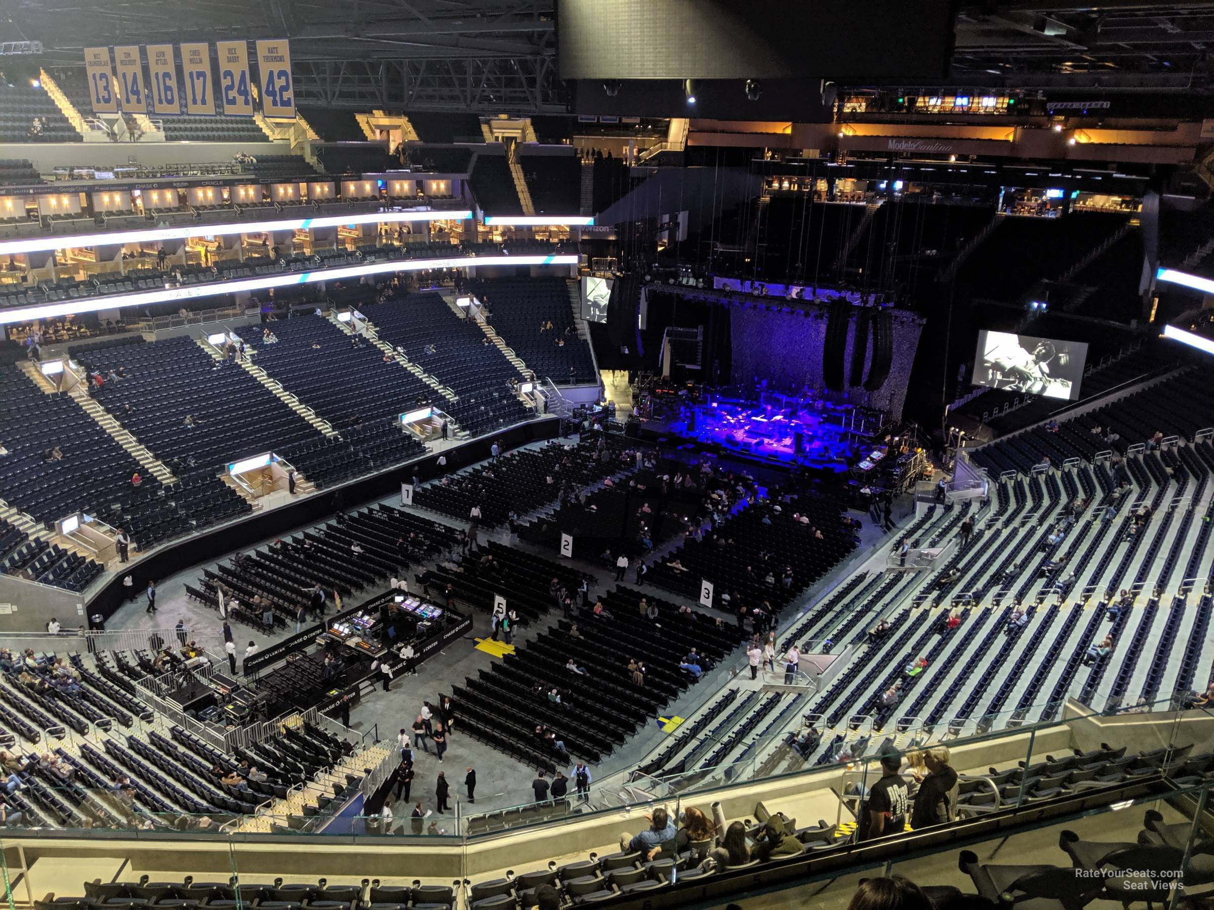 Chase Center Section 210 Concert Seating - RateYourSeats.com