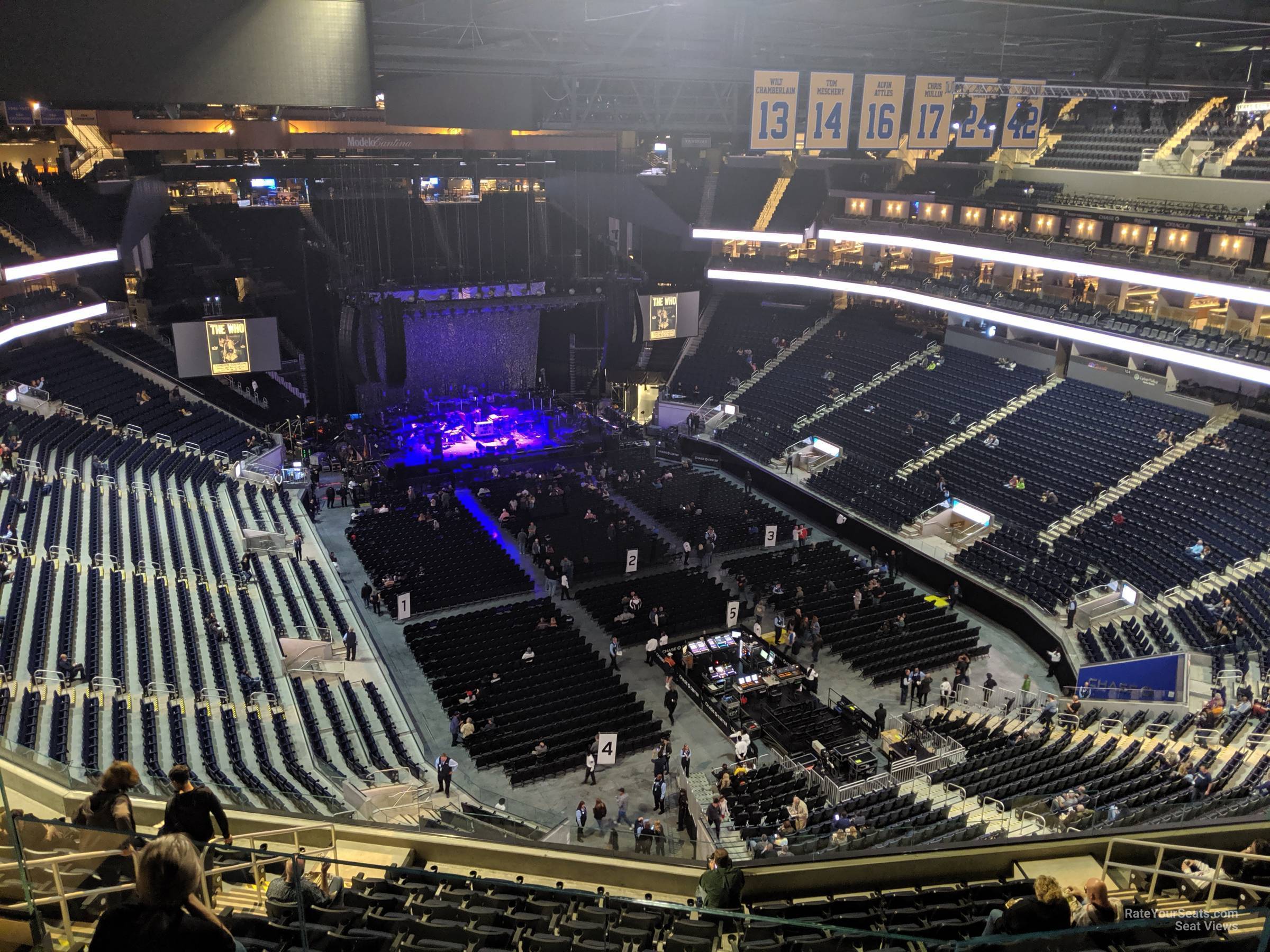 Chase Center Concert Capacity