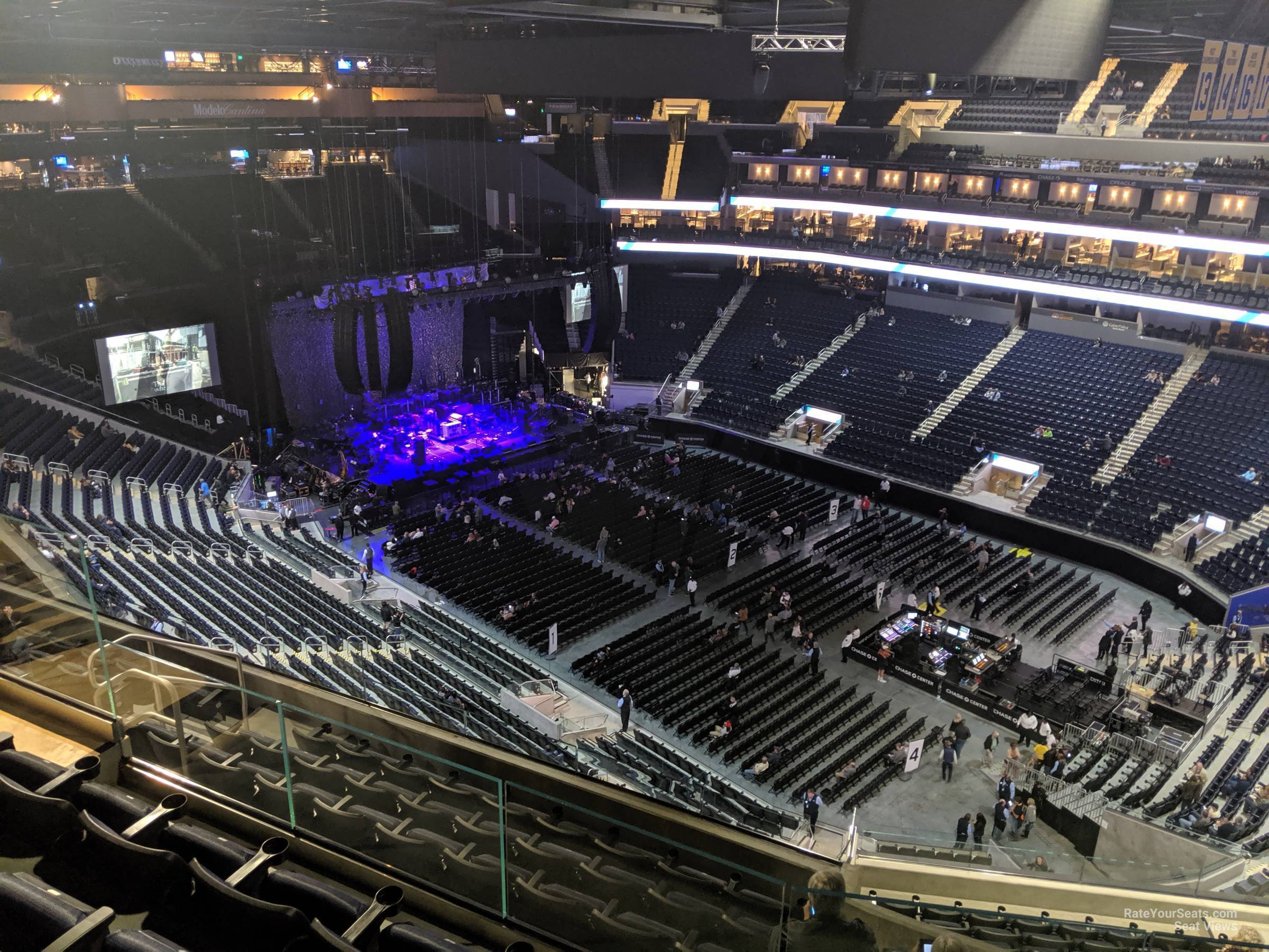 Chase Center Section 217 Concert Seating