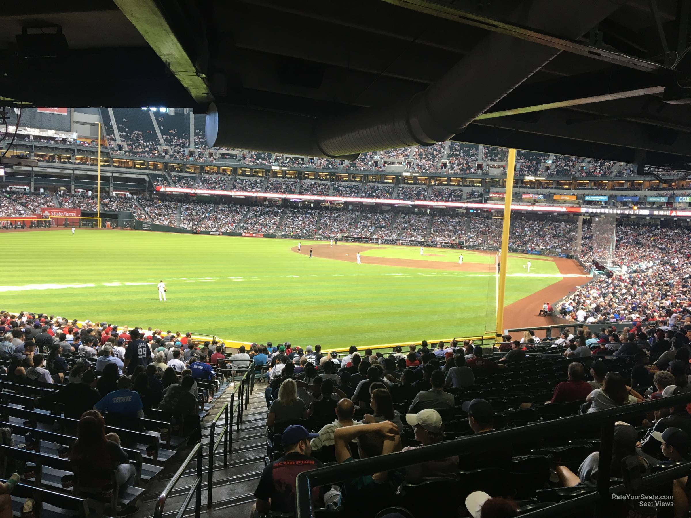section 139, row 39 seat view  for baseball - chase field