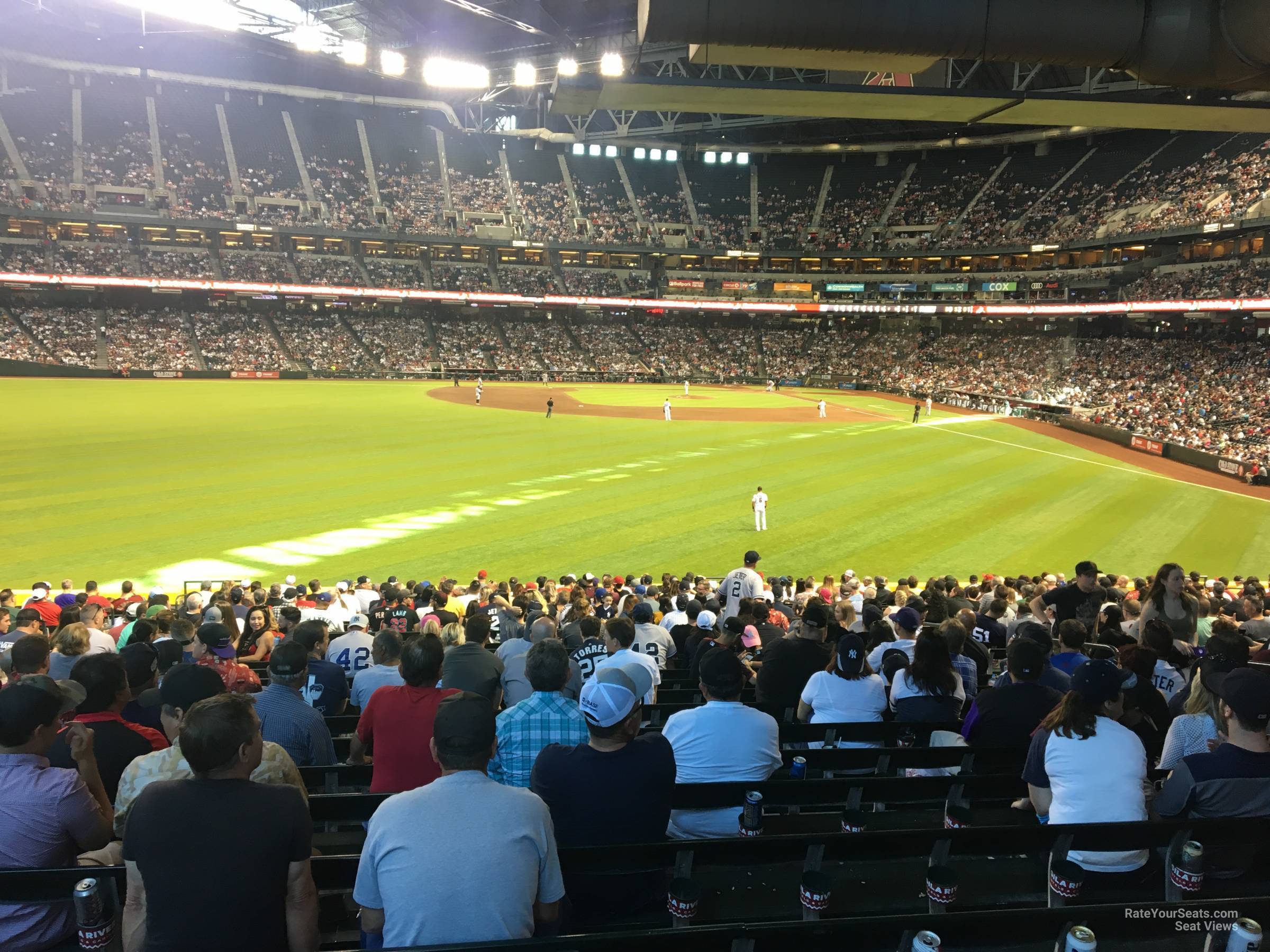 section 142, row 39 seat view  for baseball - chase field