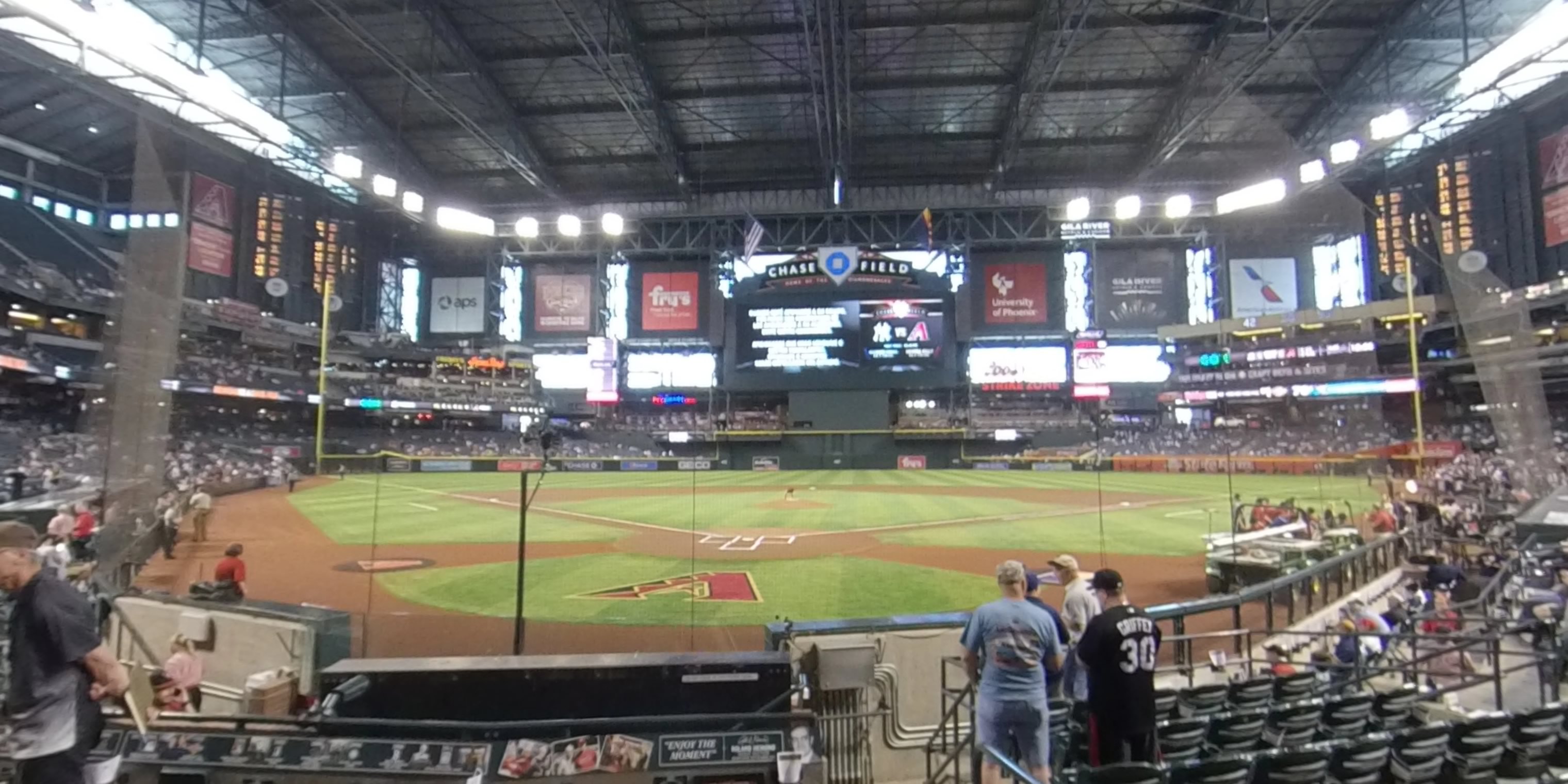 section i panoramic seat view  for baseball - chase field