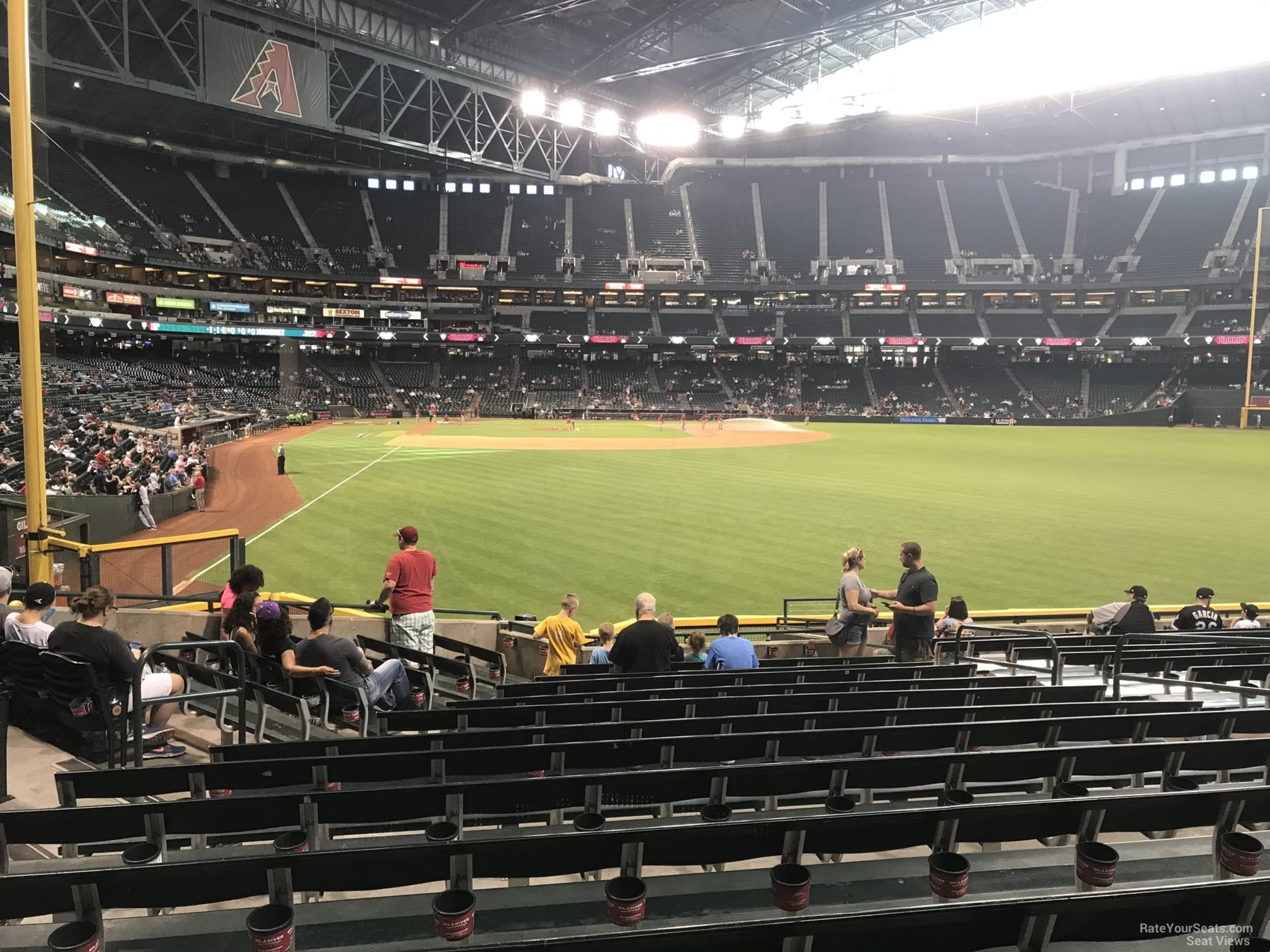 Chase Field Section 105 - Arizona Diamondbacks - RateYourSeats.com