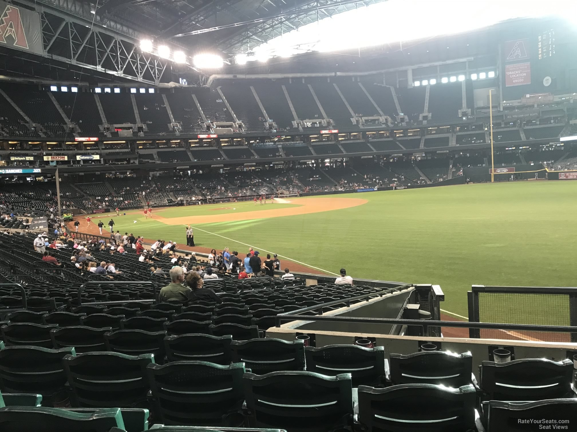 Chase Field Section 108 - Arizona Diamondbacks - RateYourSeats.com