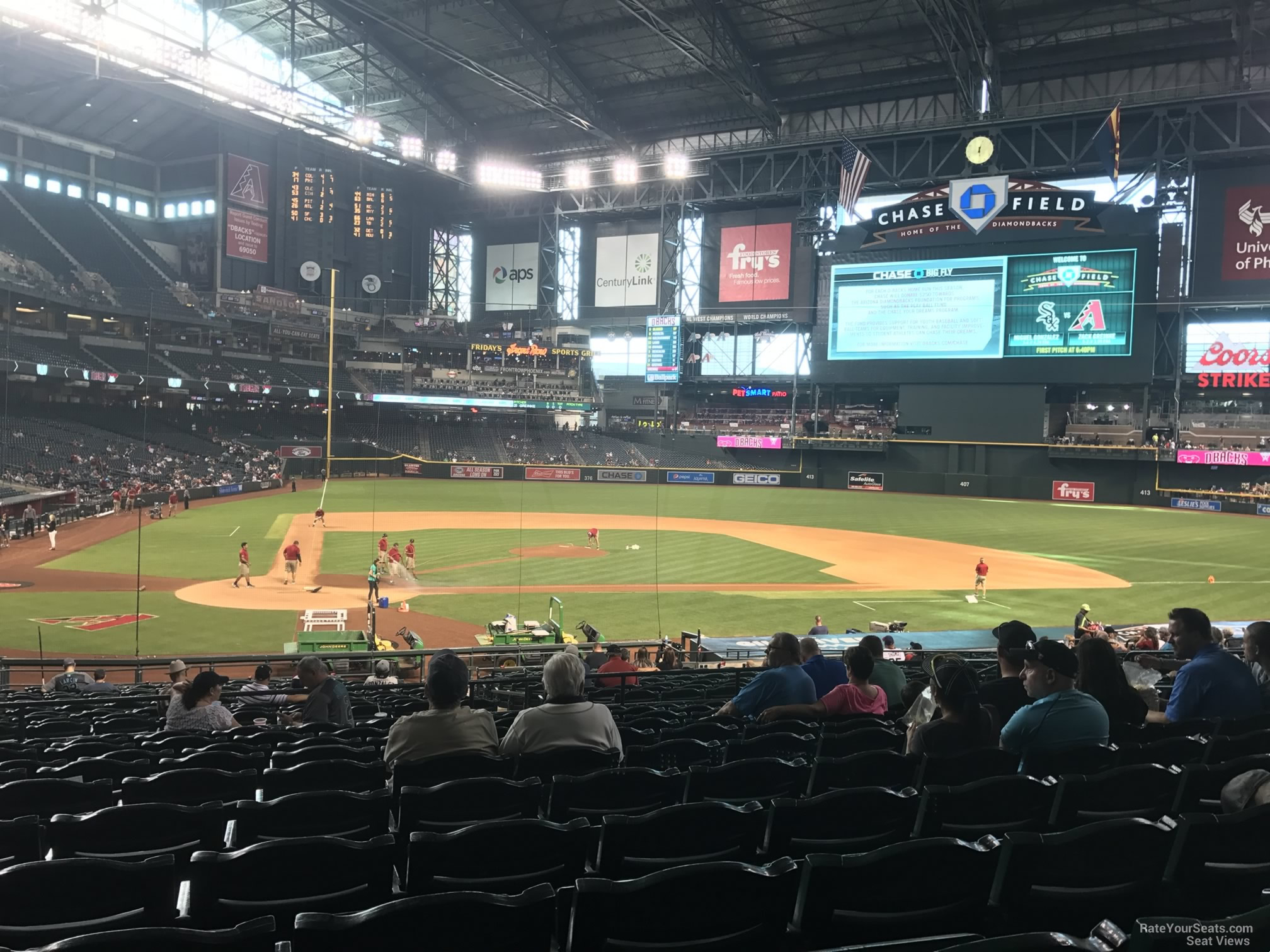 Chase Field Section 118 - Arizona Diamondbacks - RateYourSeats.com