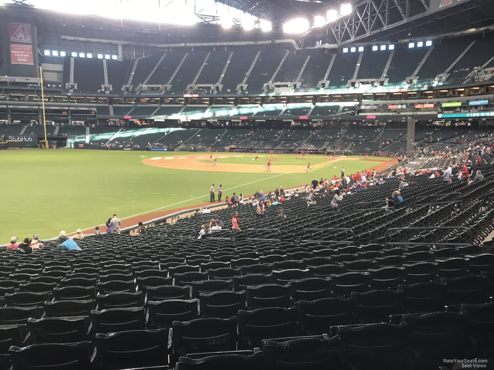 Chase Field Section 135 - Arizona Diamondbacks - RateYourSeats.com