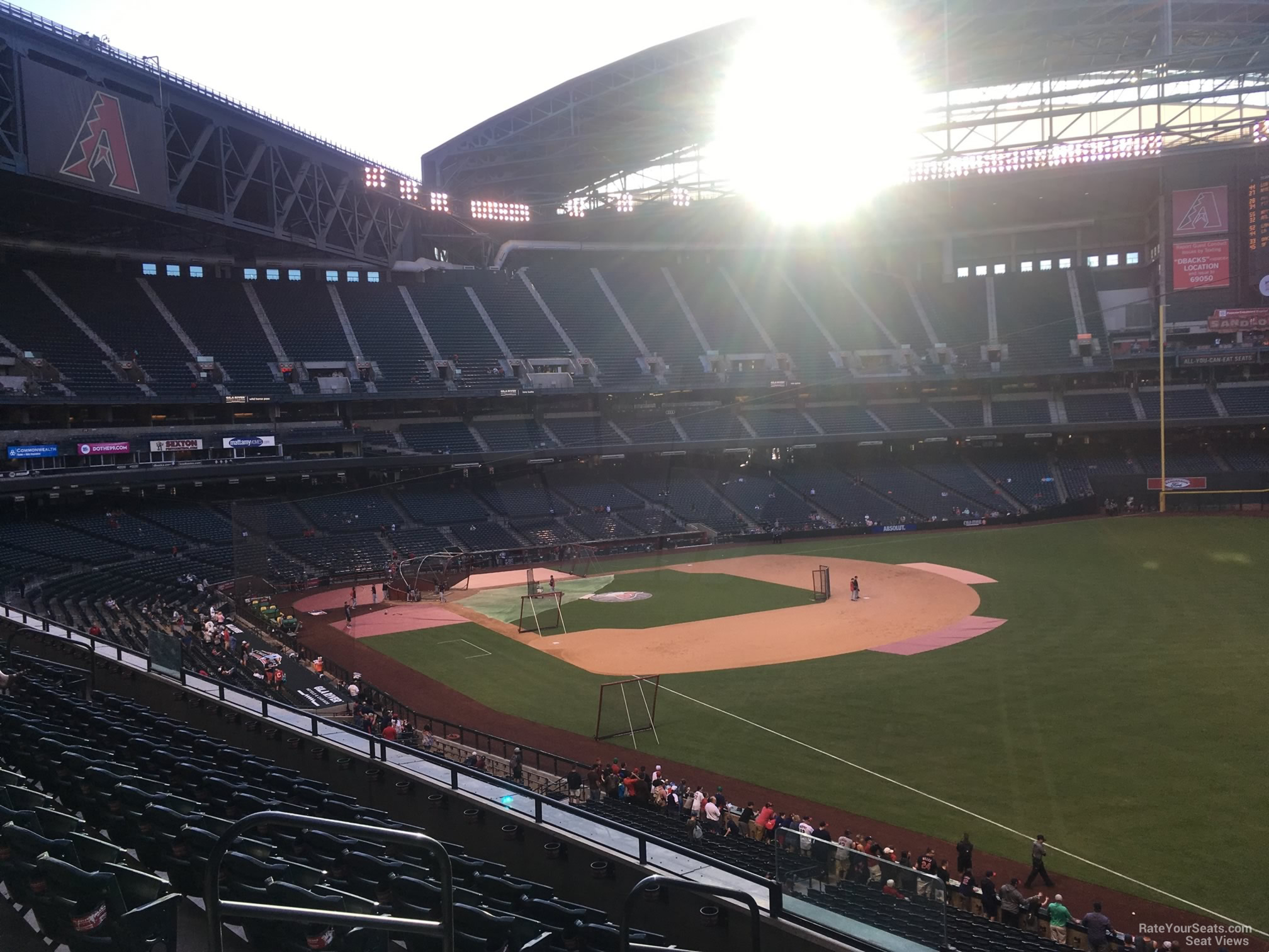 Chase Field Section 201 - Arizona Diamondbacks - RateYourSeats.com