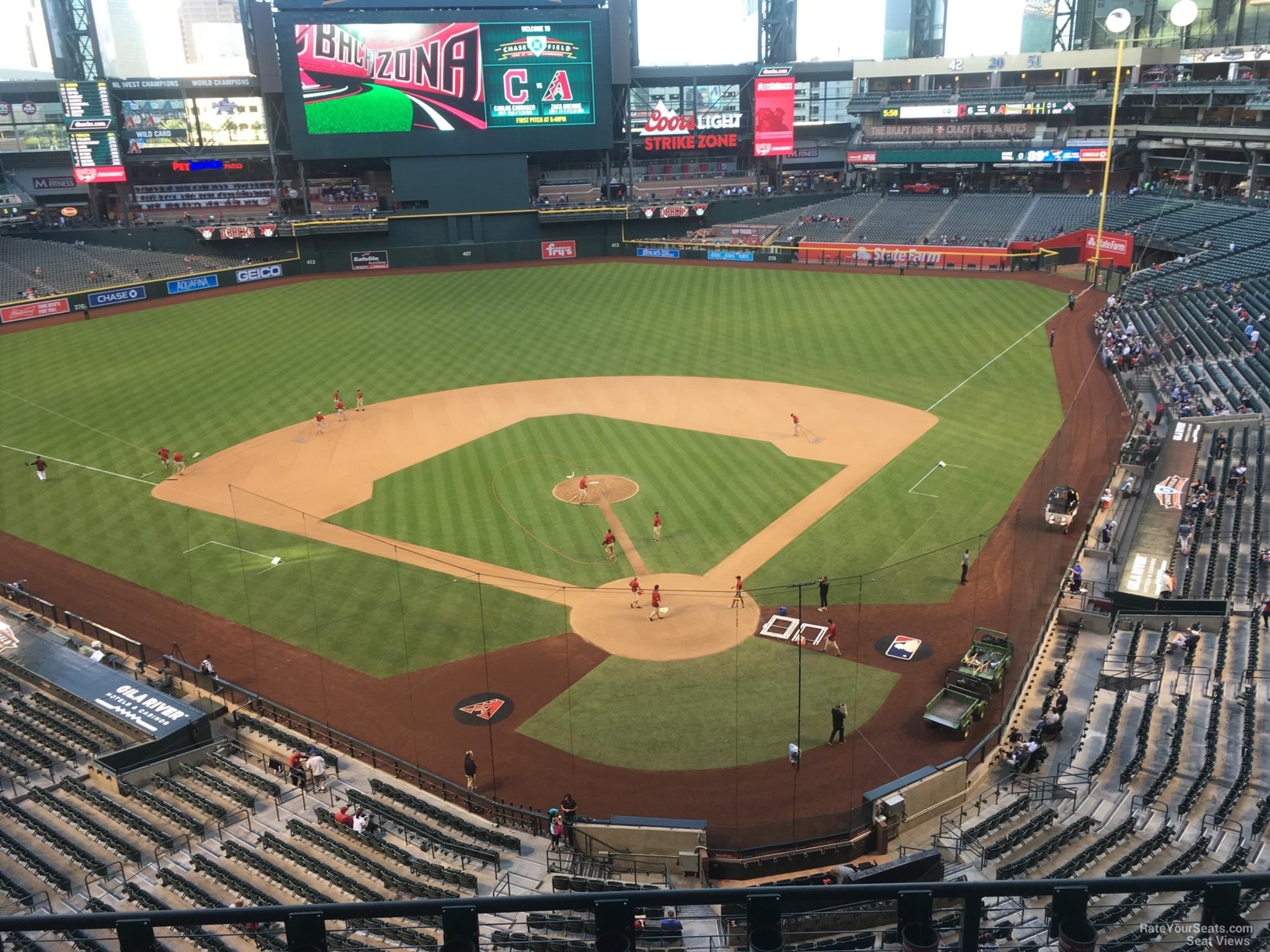 Chase Field Section 317 - Arizona Diamondbacks - RateYourSeats.com