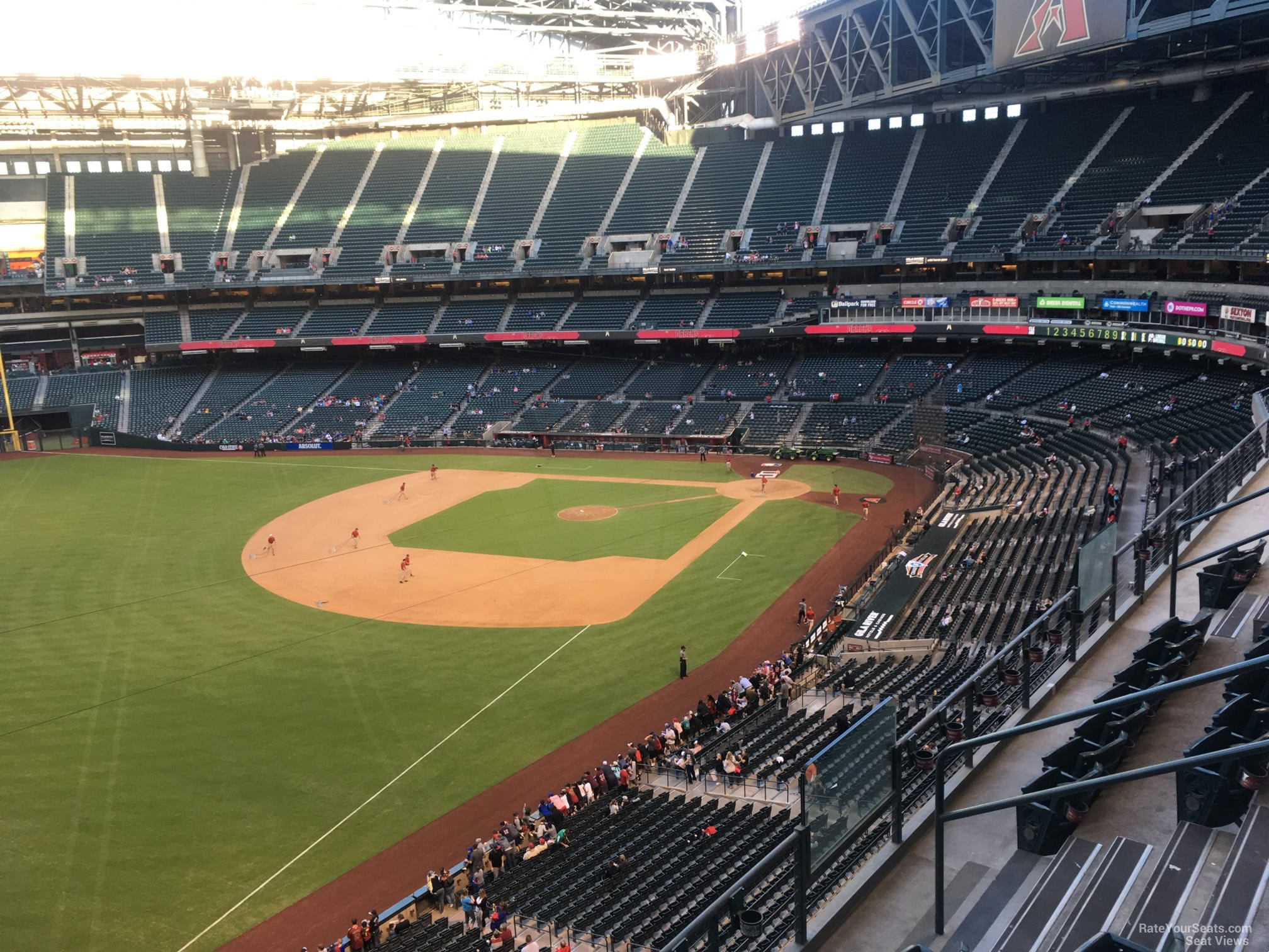 Night Time Outside Chase Field, View of Chase Field in Down…