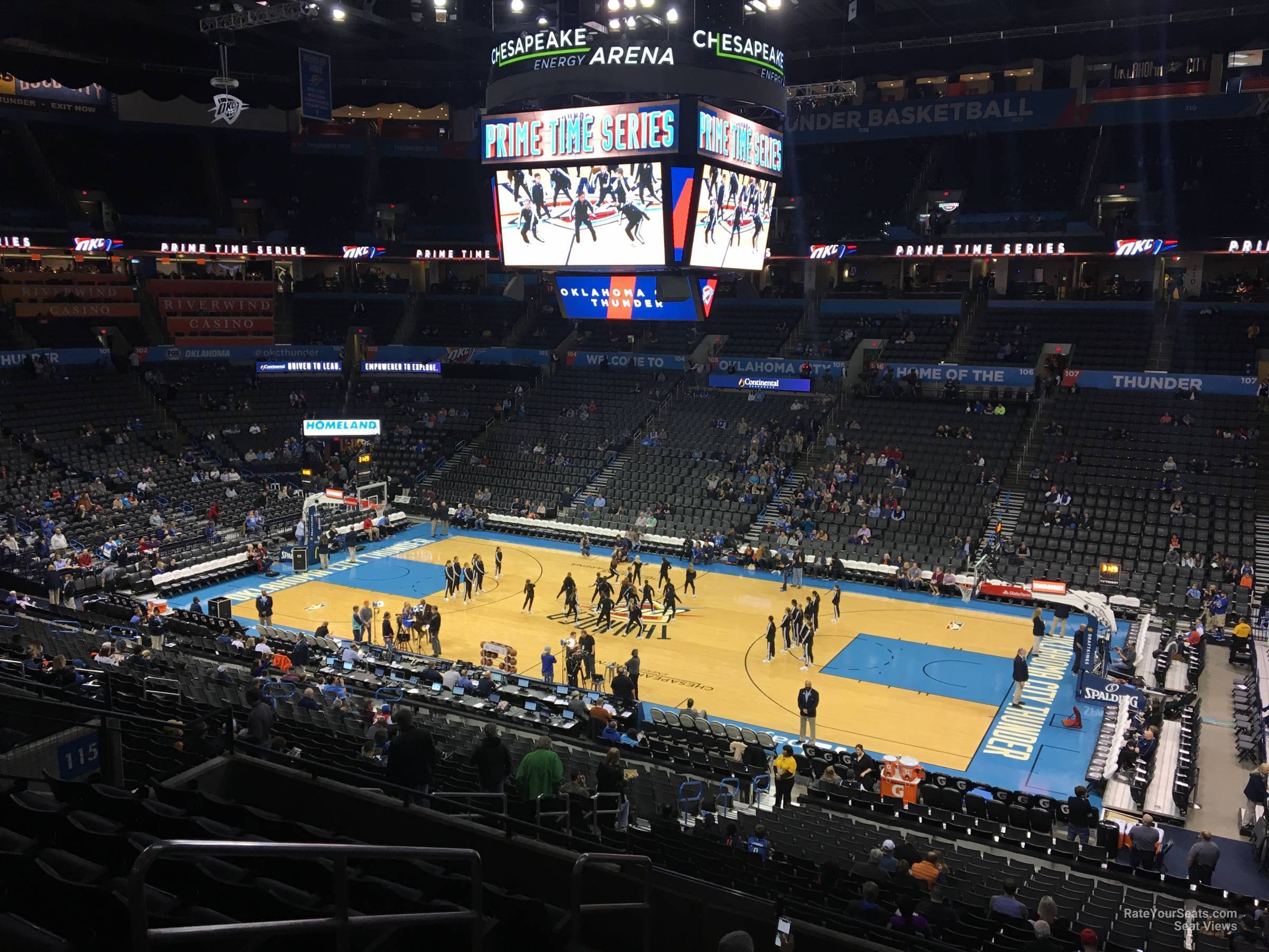 Chesapeake Energy Arena Section 221 - Oklahoma City Thunder ...