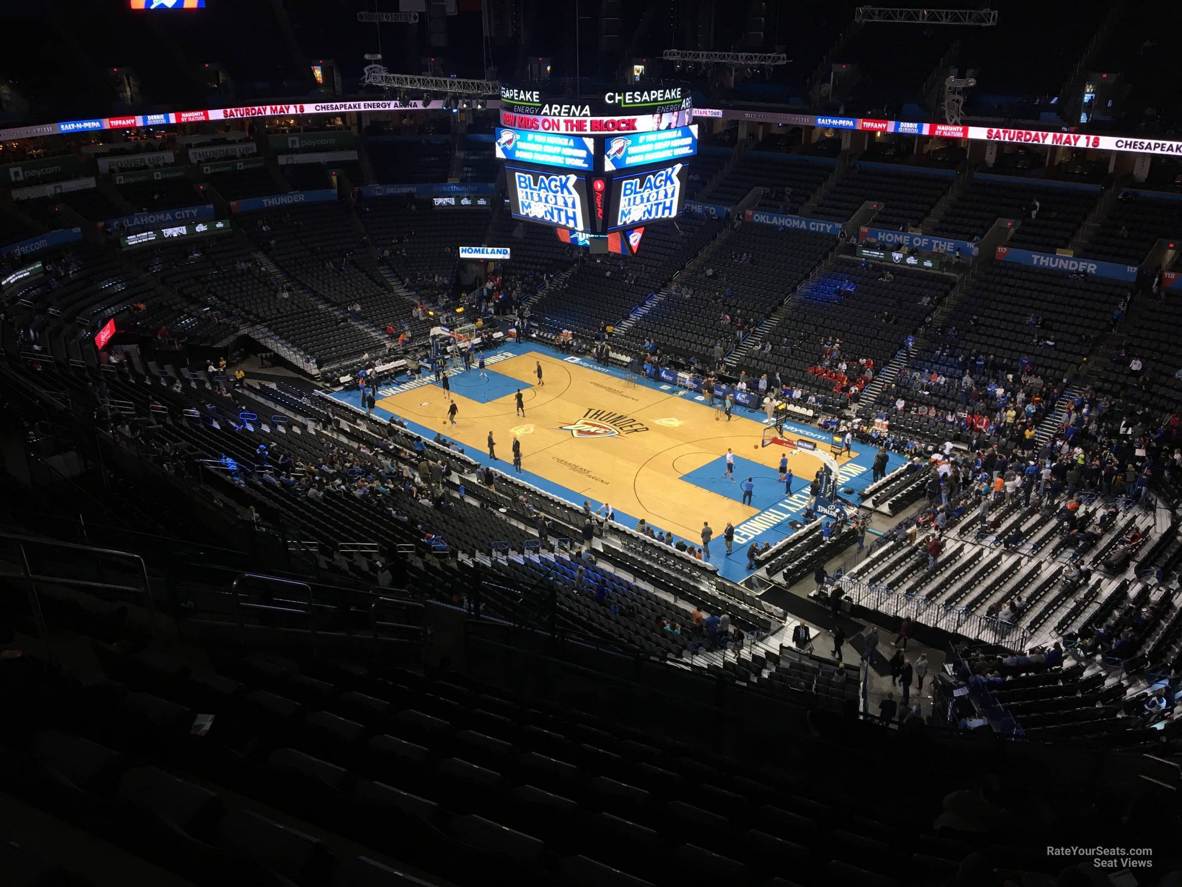 Chesapeake Energy Arena Section 305 - Oklahoma City Thunder ...