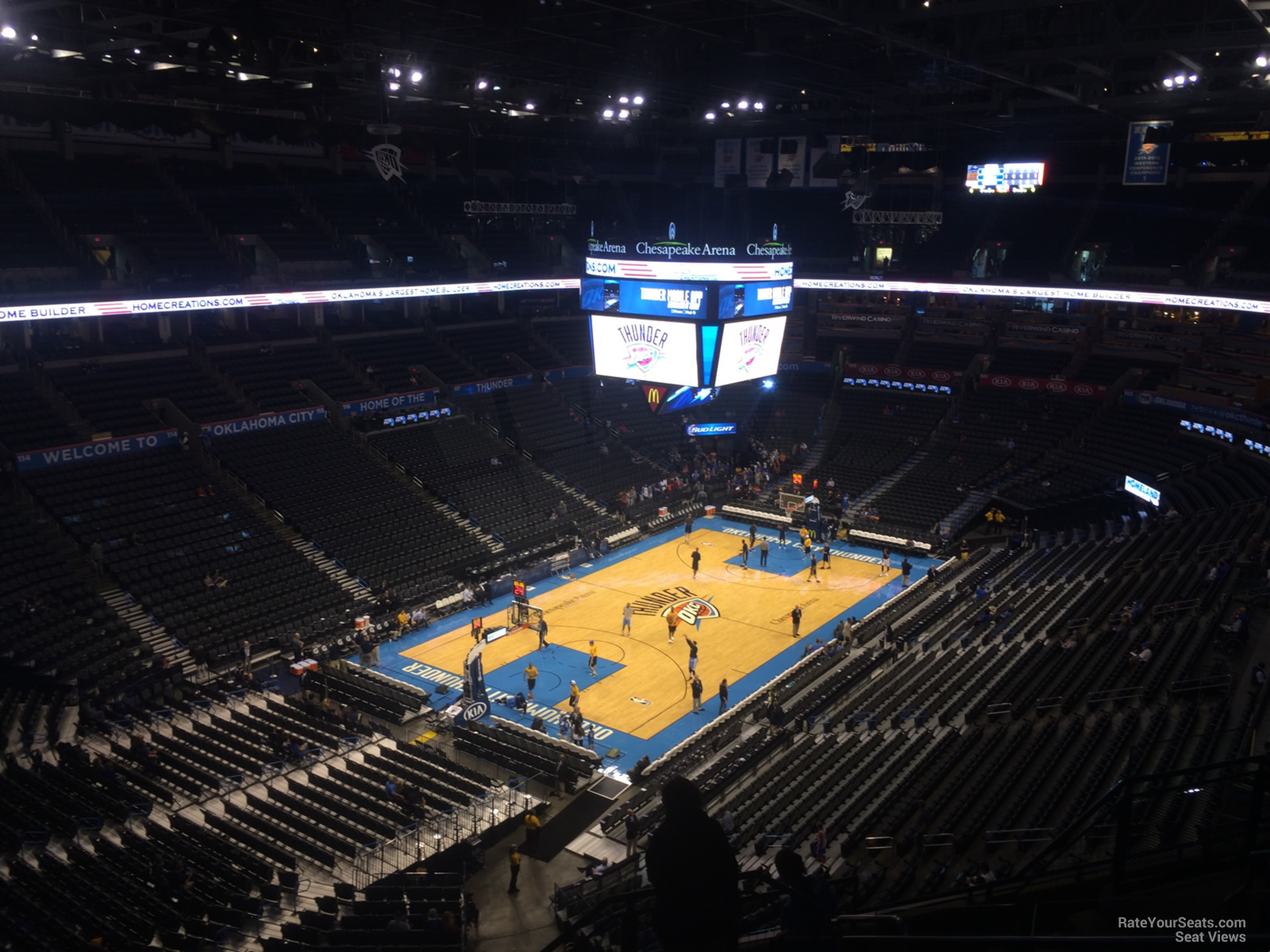 Chesapeake Energy Arena Section 313 - Oklahoma City Thunder ...