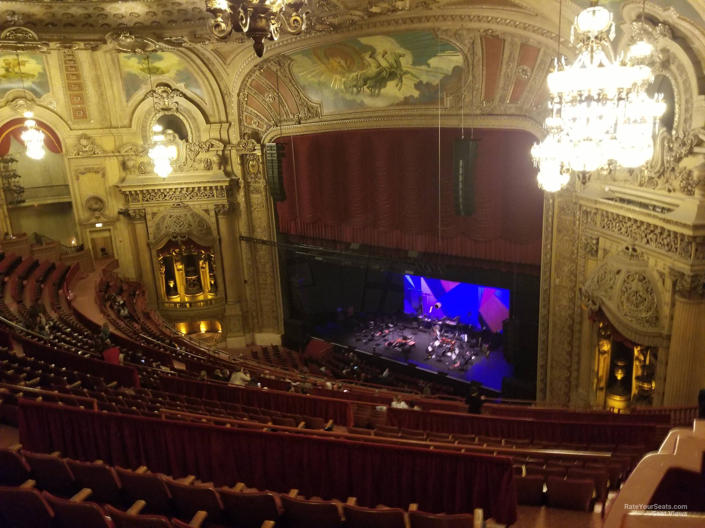 balcony box 18 seat view  - chicago theatre