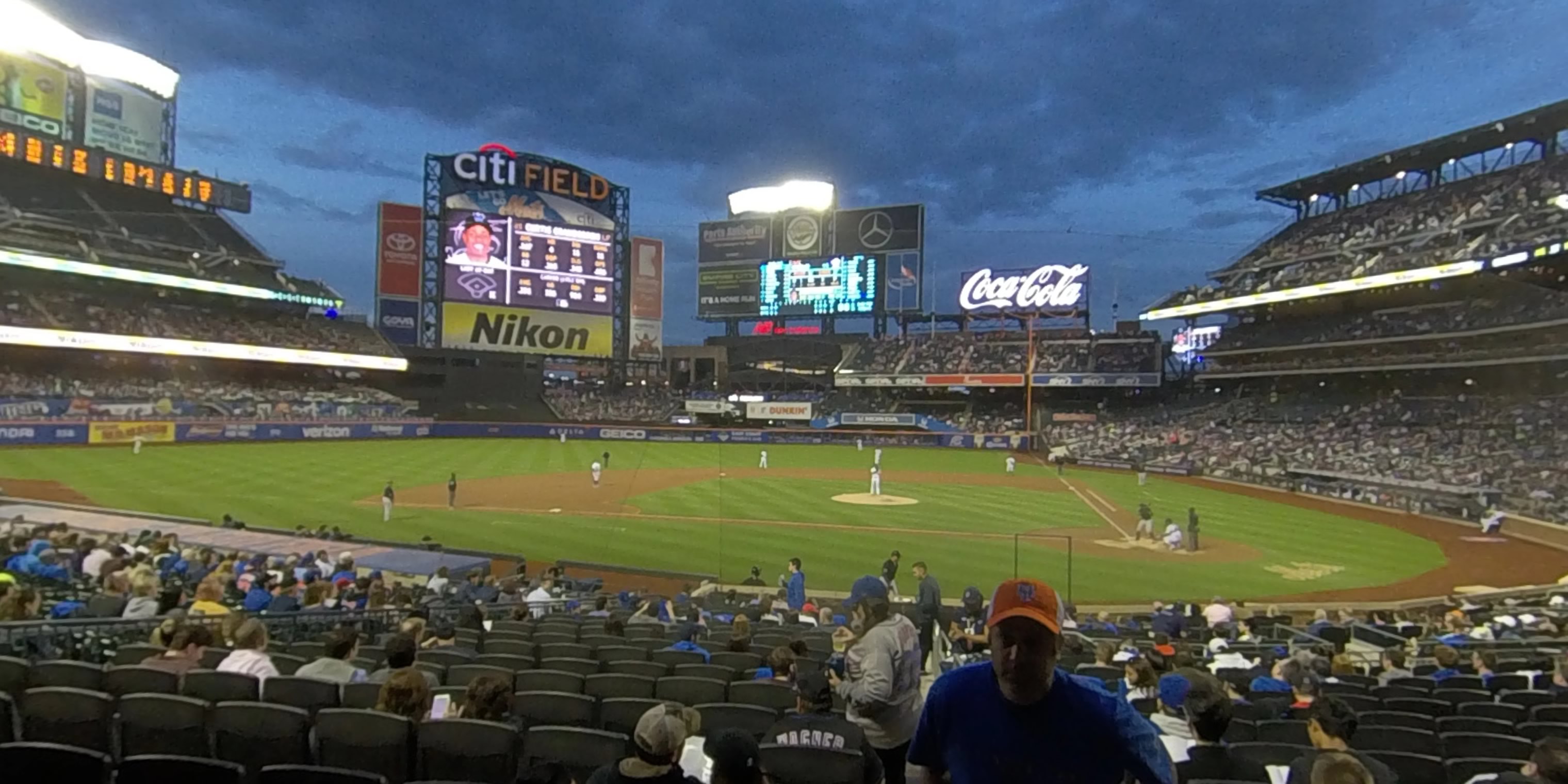 section 18 panoramic seat view  - citi field