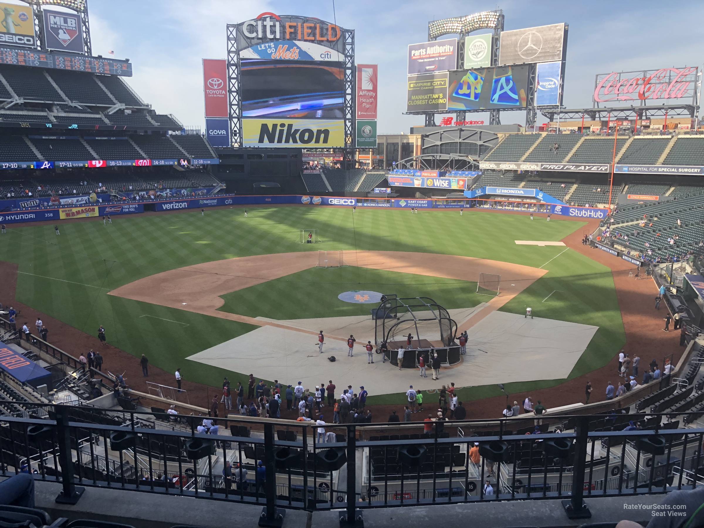 section 321, row 4 seat view  - citi field
